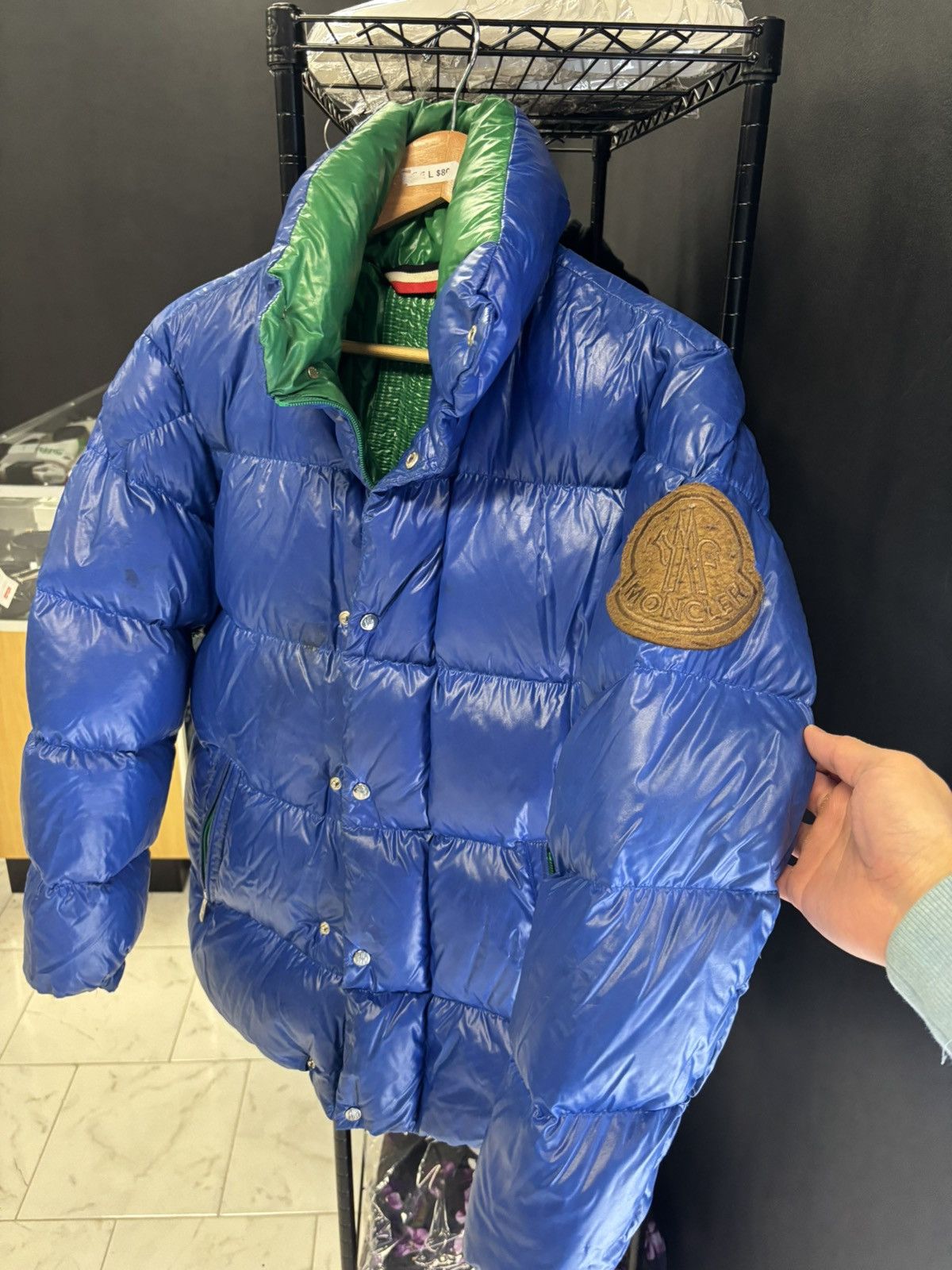 Moncler Moncler Dervaux Giubbotto jacket blue Size US S / EU 44-46 / 1 - 1 Thumbnail