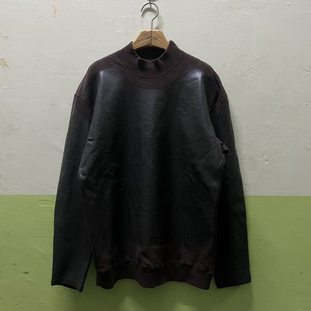Issey Miyake Archival Vintage 80s Issey Miyake Leather-Look Pullover Size US S / EU 44-46 / 1 - 2 Thumbnail