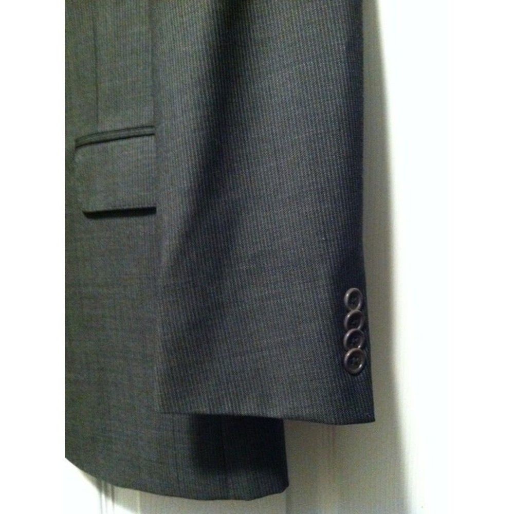 Murano MURANO MENS GRAY 100%WOOL SPORT COAT BLAZER JACKET SIZE: 36R Size 36R - 7 Thumbnail