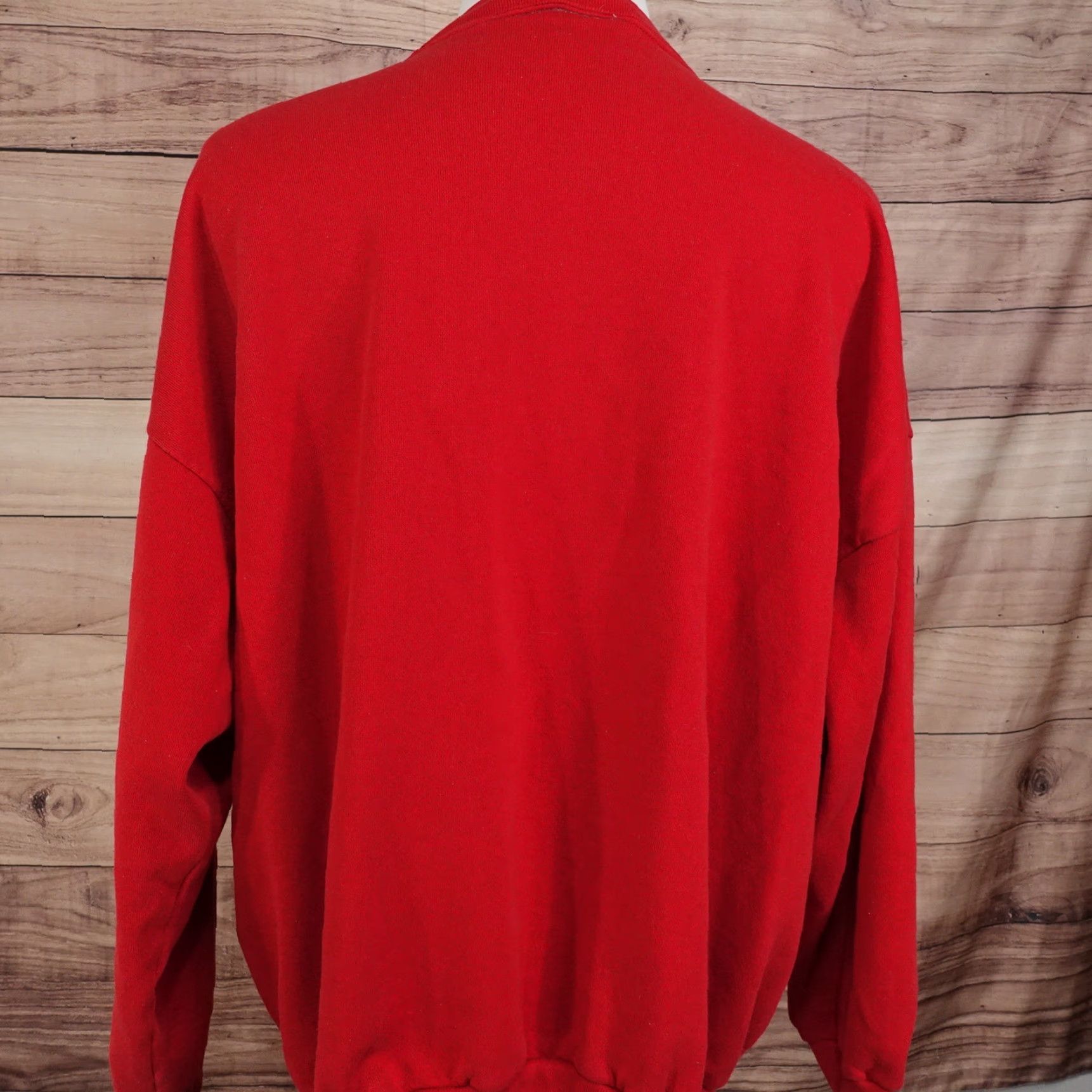 Mickey Unlimited VINTAGE Mickey Unlimited Sweatshirt Crew Neck 90s Red 2XL Unisex Adults Graphic Print Cotton Blend Mens Womens Boys Girls Size US XXL / EU 58 / 5 - 7 Thumbnail