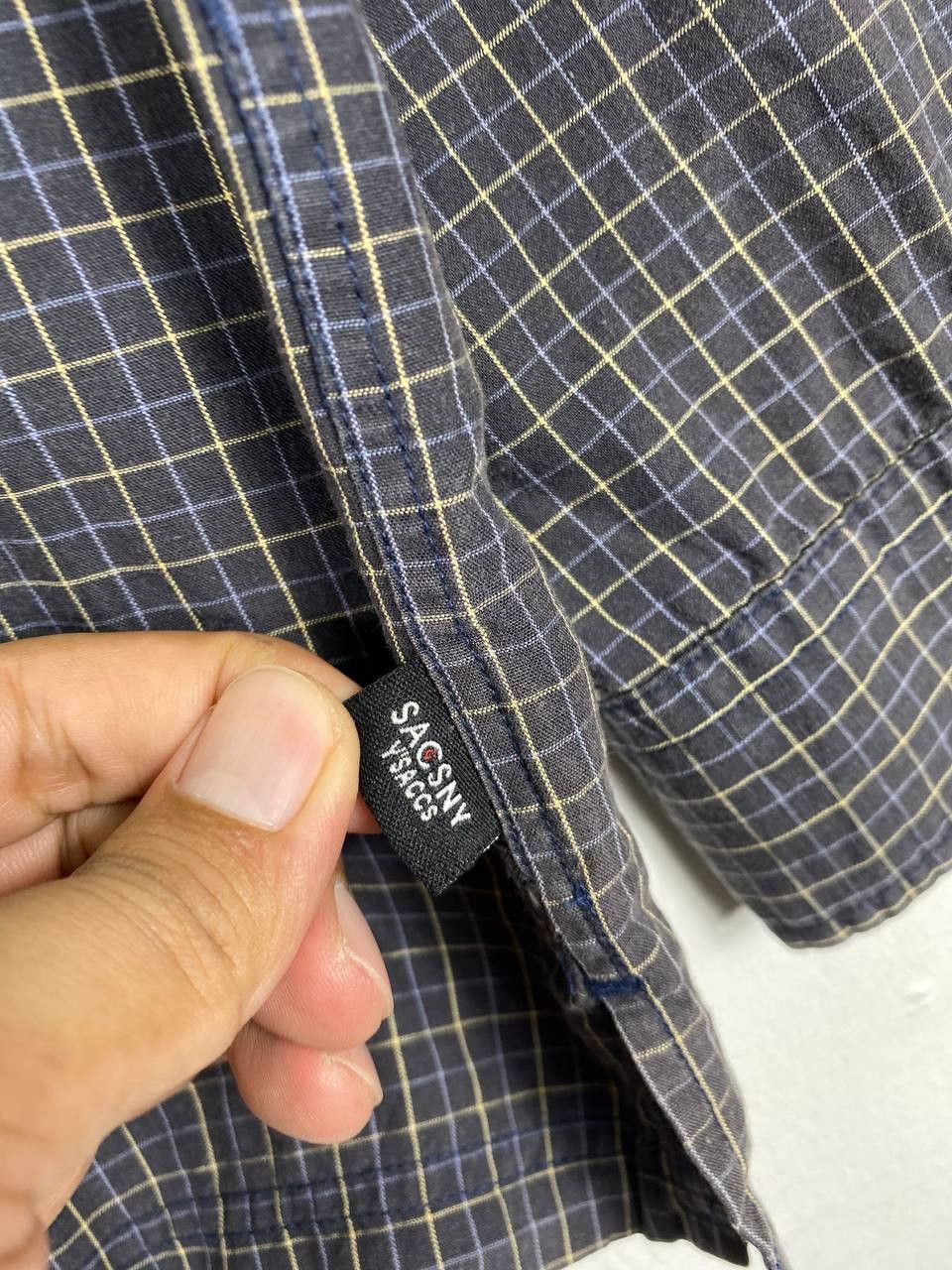 Yohji Yamamoto saccsny ysaccs by yohji yamamoto checkered jakcet Size US L / EU 52-54 / 3 - 4 Thumbnail