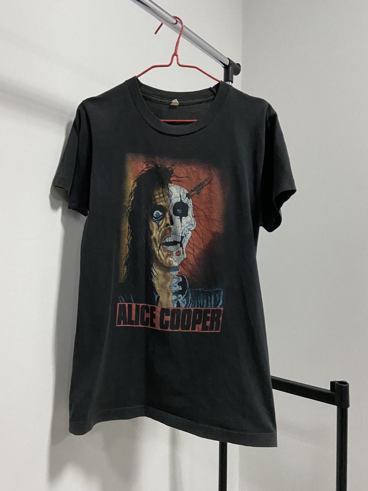 Band Tees × Vintage Alice cooper 1989 t shirt vintage big print logo rock skull Size US M / EU 48-50 / 2 - 1 Thumbnail