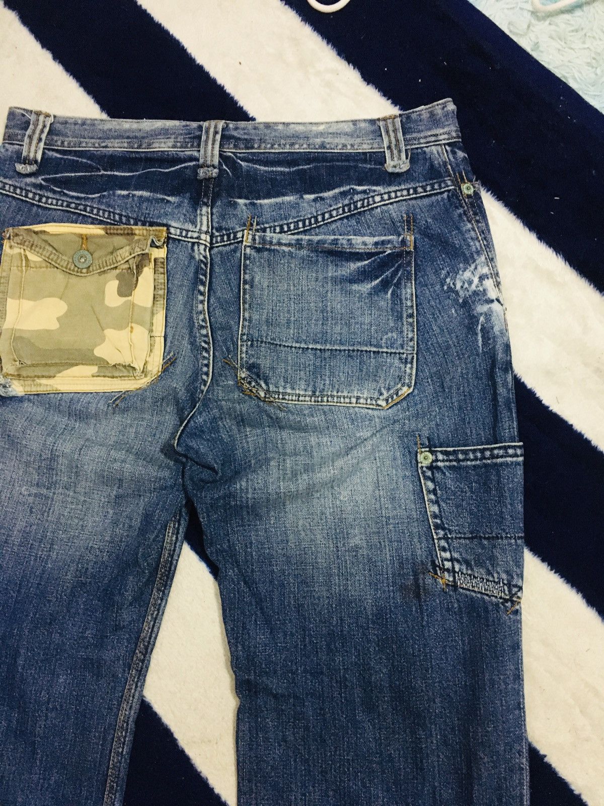 Jean × The Unbranded Brand Unbranded Nice Design Jeans (18) Size US 34 / EU 50 - 17 Thumbnail