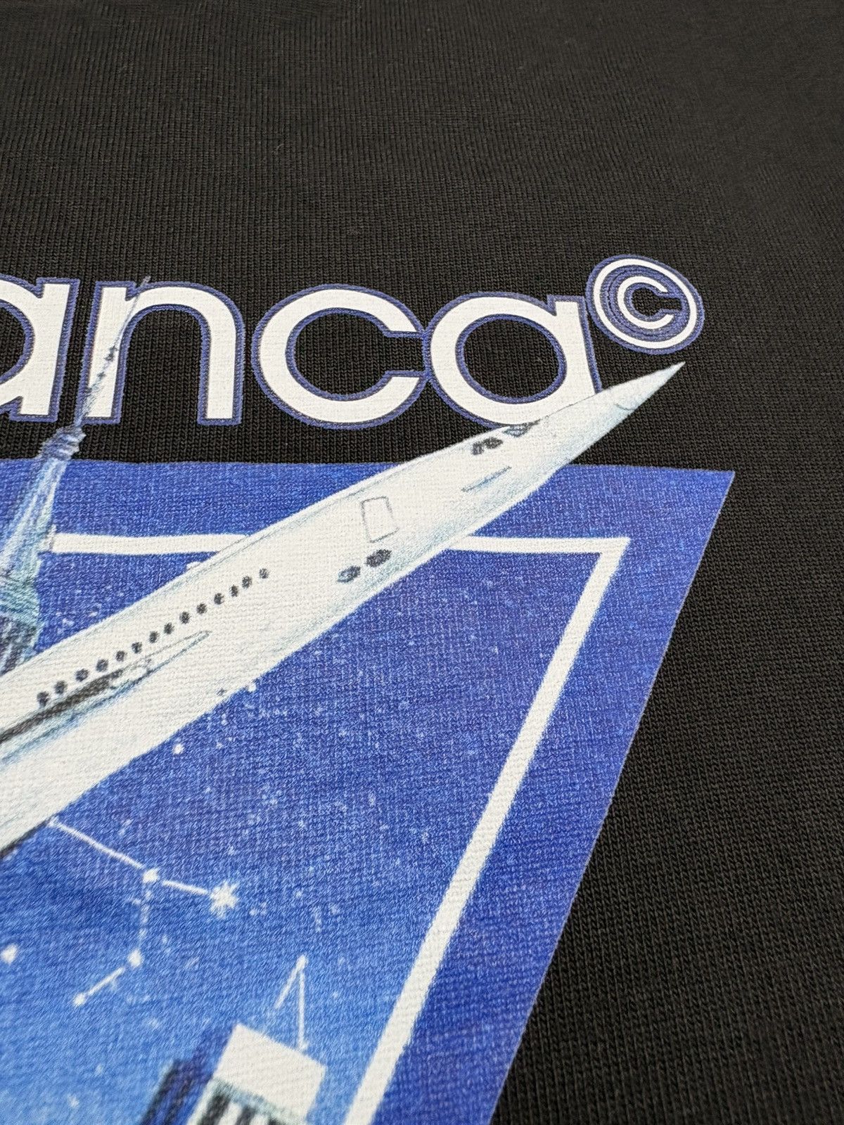 Casablanca Casablanca Air Concorde Graphic T-Shirt Black Size US M / EU 48-50 / 2 - 8 Thumbnail