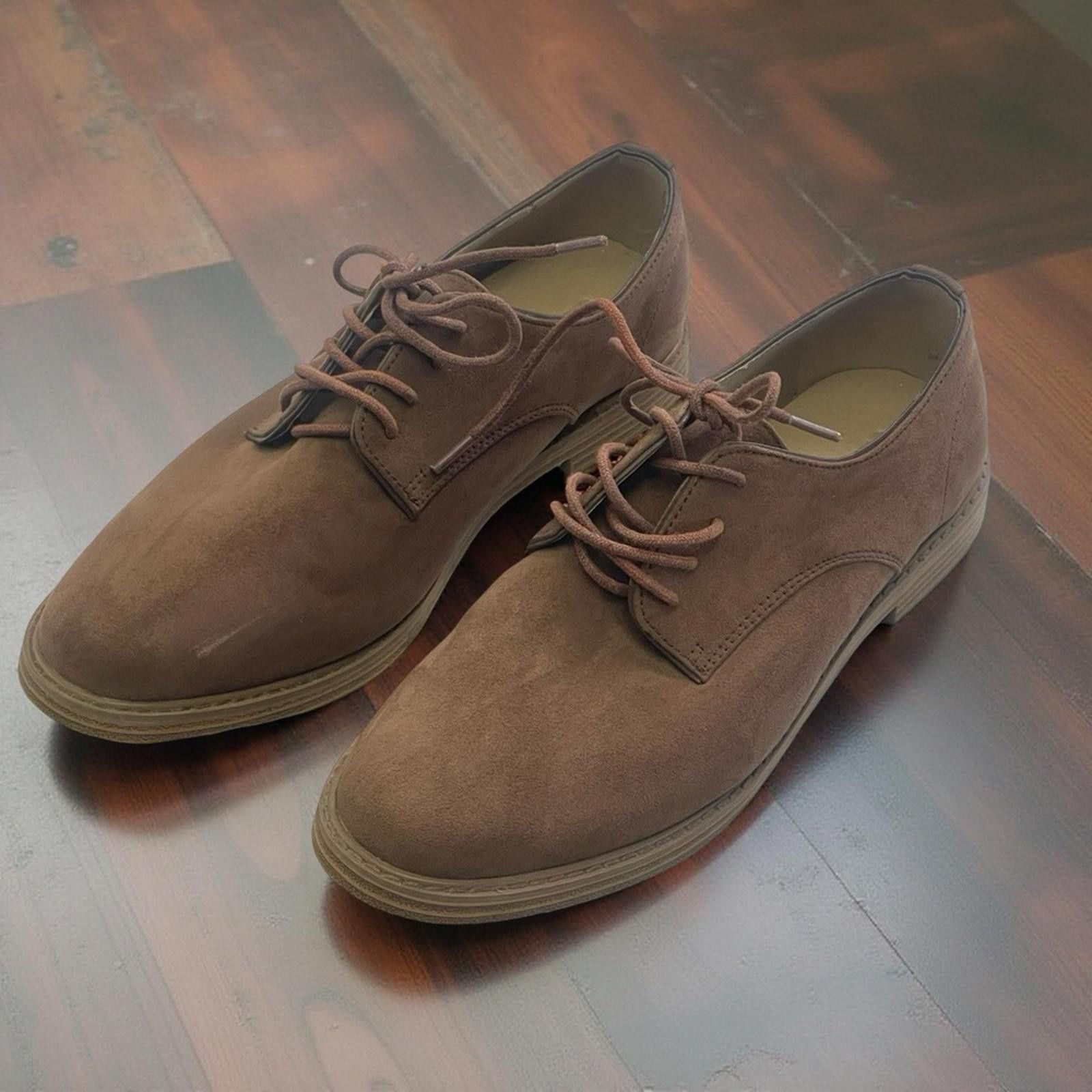 Old Navy Old Navy Men's Brown Suede Lace-Up Shoes size 8 Size US 8 / EU 41 - 1 Thumbnail