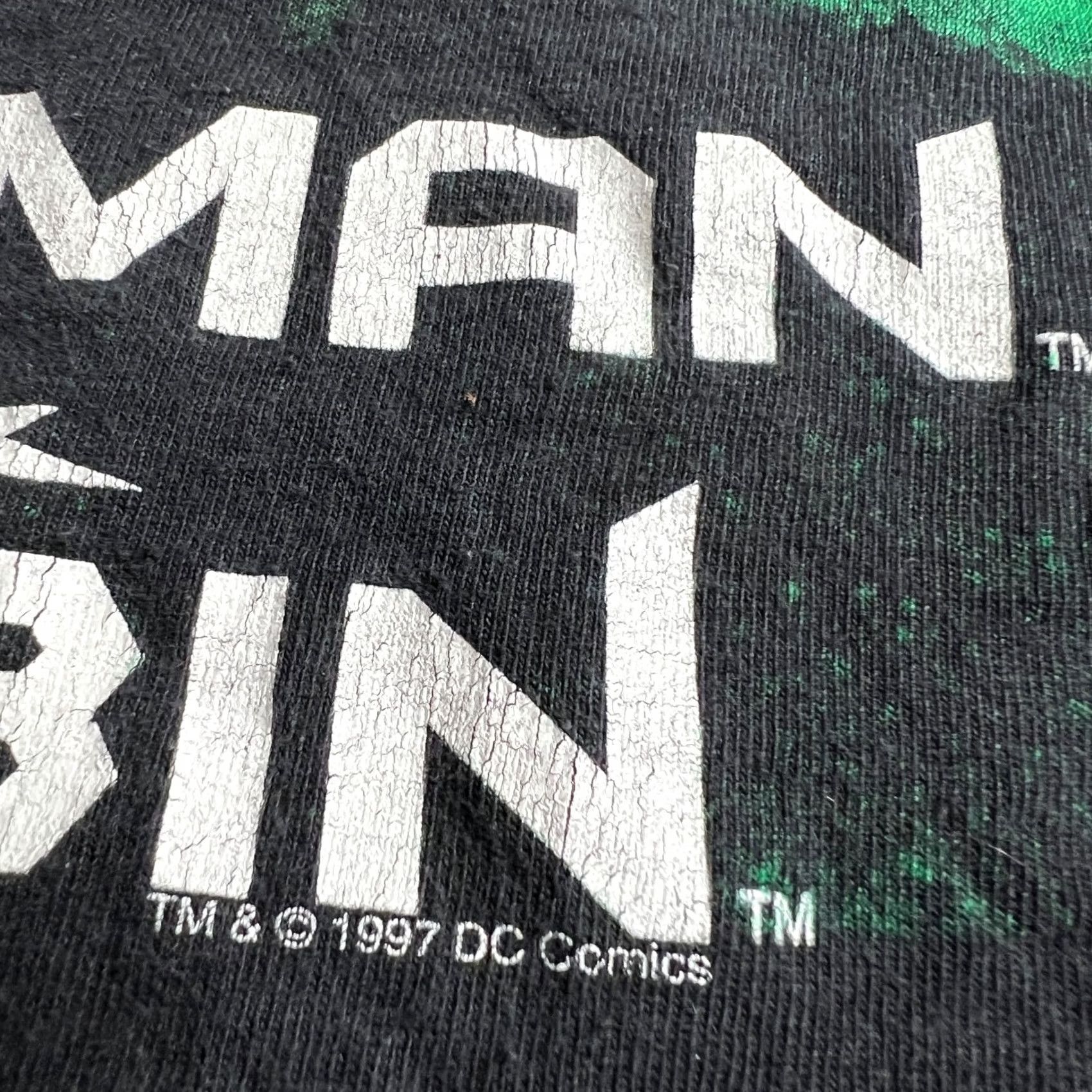 DC Comics VINTAGE Batman & Robin Movie Tee DC Comics Black Short Sleeve L Adult Men 1997 Logo Graphic USA 90s Size US L / EU 52-54 / 3 - 3 Thumbnail
