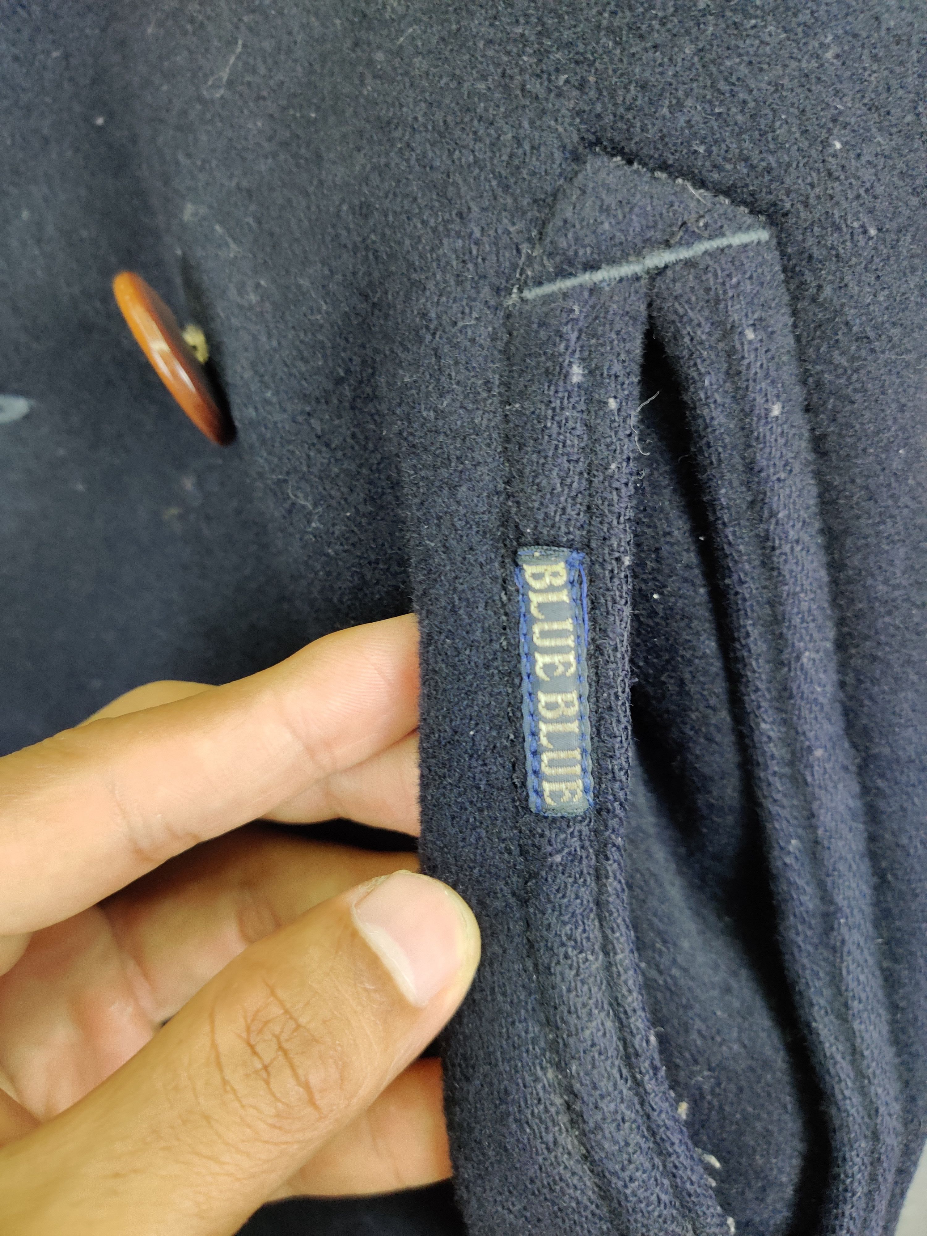 Blue Blue Japan Vintage Blue Blue Japan Wool Double Breasted Coat Size US M / EU 48-50 / 2 - 8 Thumbnail