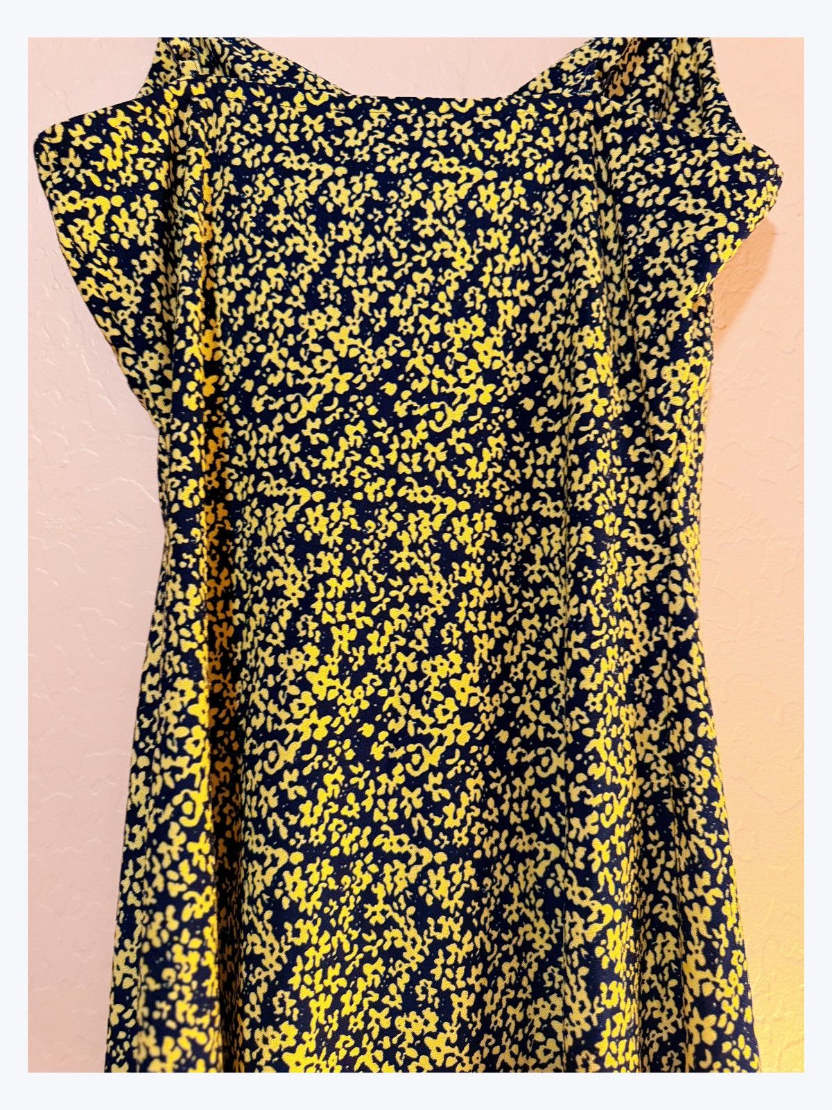 Other Wednesday’s Girl Yellow Floral Print Mini Dress Size M / US 6-8 / IT 42-44 - 6 Thumbnail