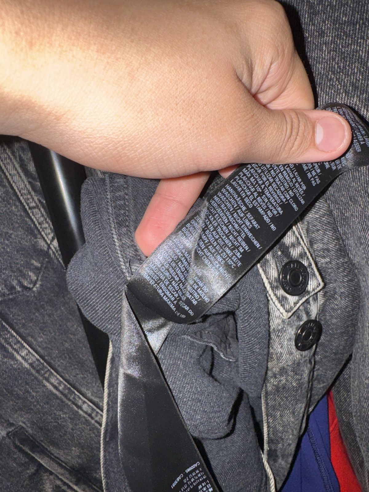 Balenciaga Balenciaga metal denim jacket Size US XL / EU 56 / 4 - 5 Thumbnail
