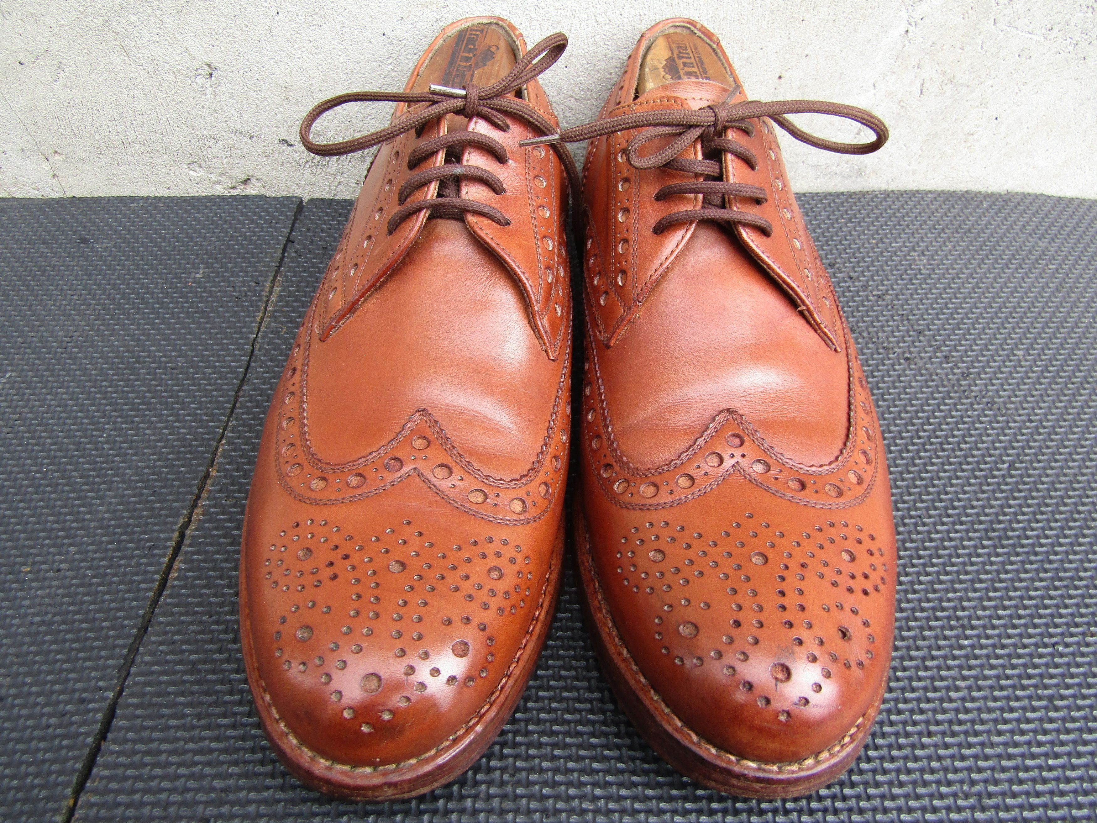 Heinrich Dinkelacker Heinrich Dinkelacker Brown Leather Brogue Dress Size US 9 / EU 42 - 8 Thumbnail