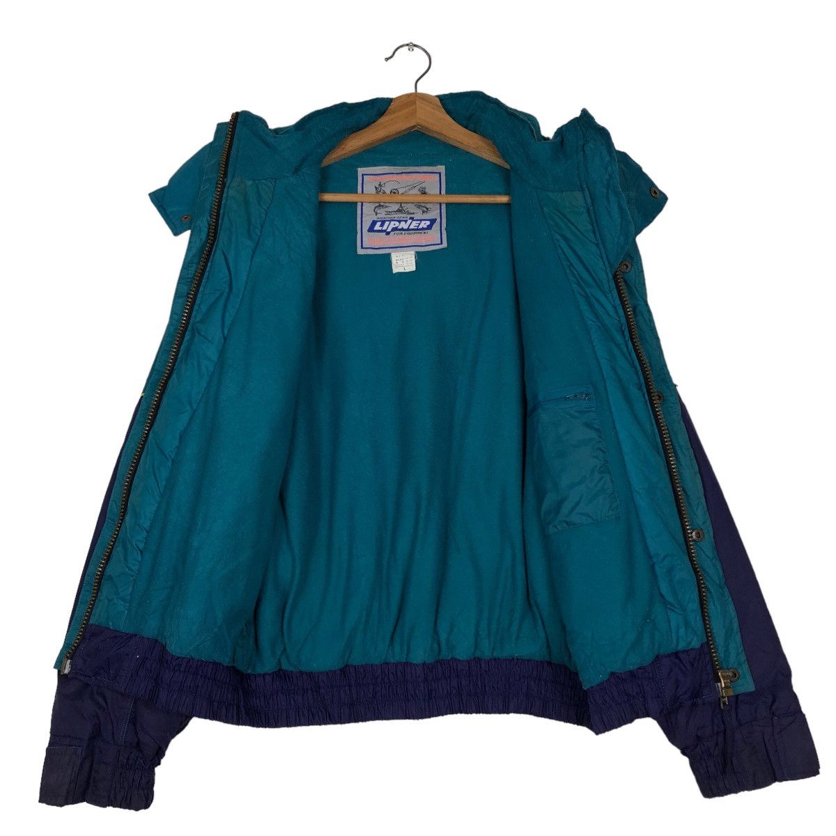 Japanese Brand 🔥Vtg Bomber Jacket Bondage Lipner Racing Big Logo Size US L / EU 52-54 / 3 - 14 Thumbnail