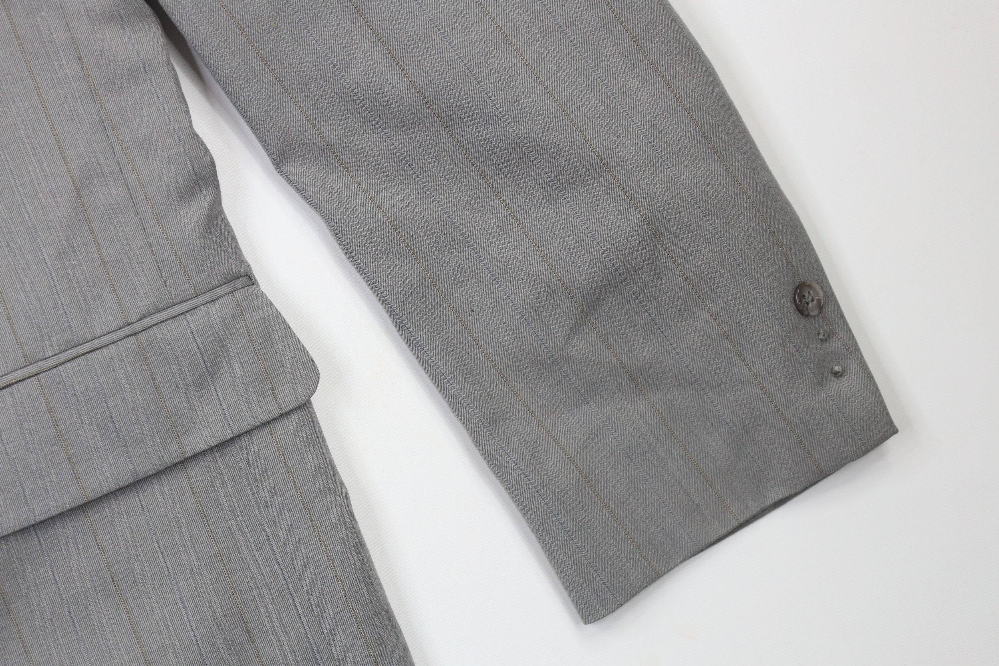 Vintage Vintage 70s Streetwear Distressed 2 Piece Wedding Suit Size 50L - 11 Thumbnail