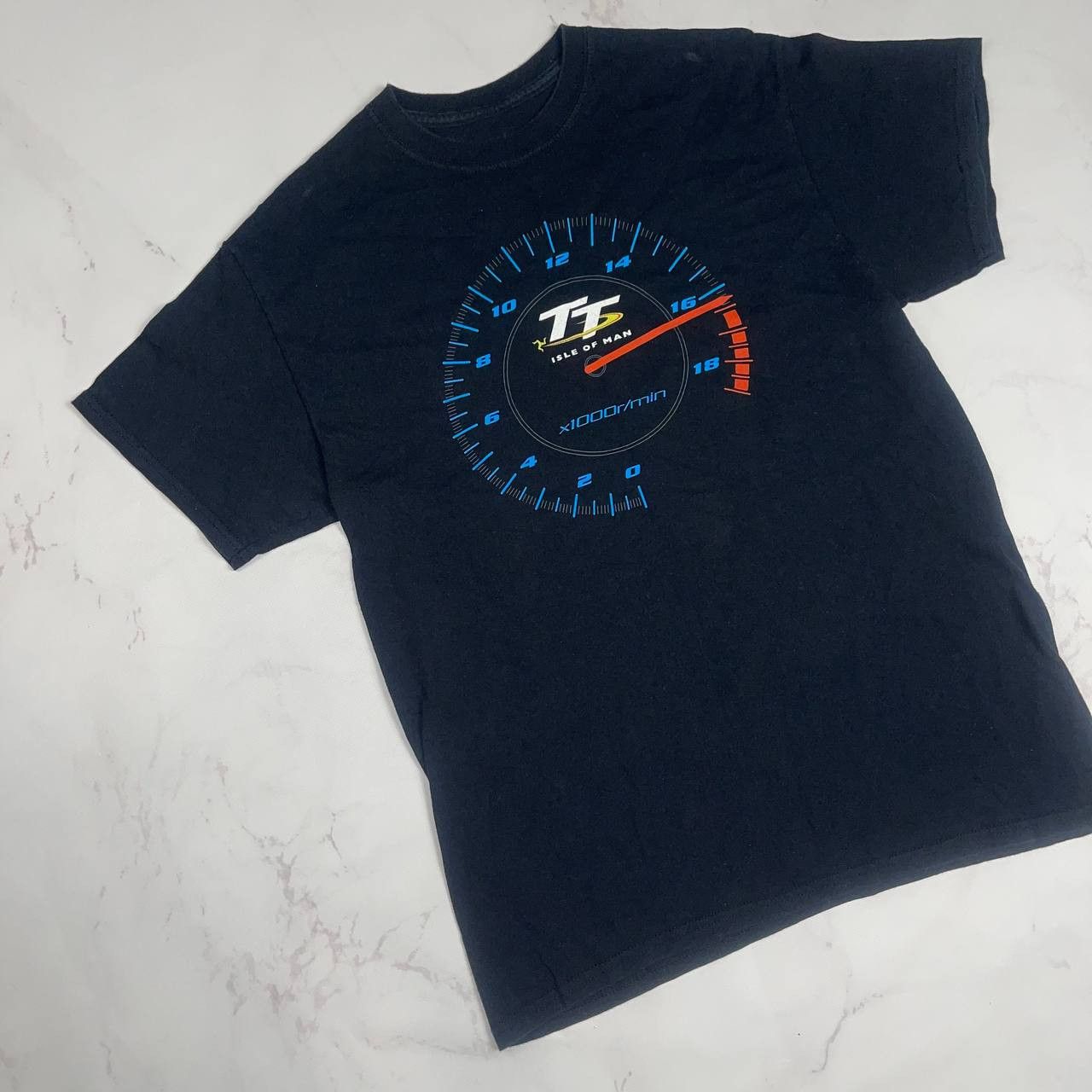 Vintage Vintage x band tee Isle of Man TT T-Shirt Medium Speedometer Size US M / EU 48-50 / 2 - 2 Thumbnail