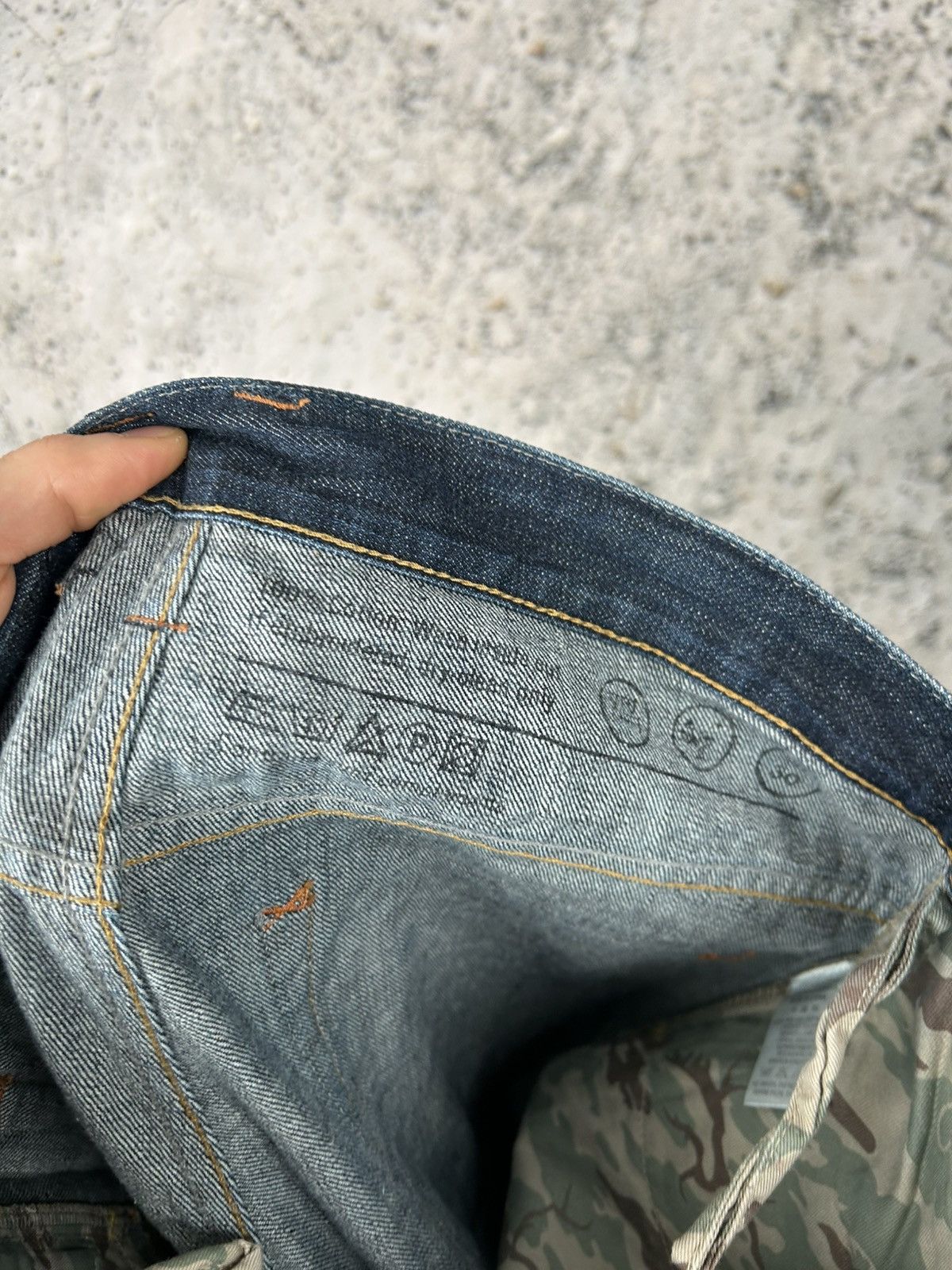 Japanese Brand Maharishi Denim Navy Raw Streetwear Vintage Japanese Grunge Size US 30 / EU 46 - 10 Thumbnail