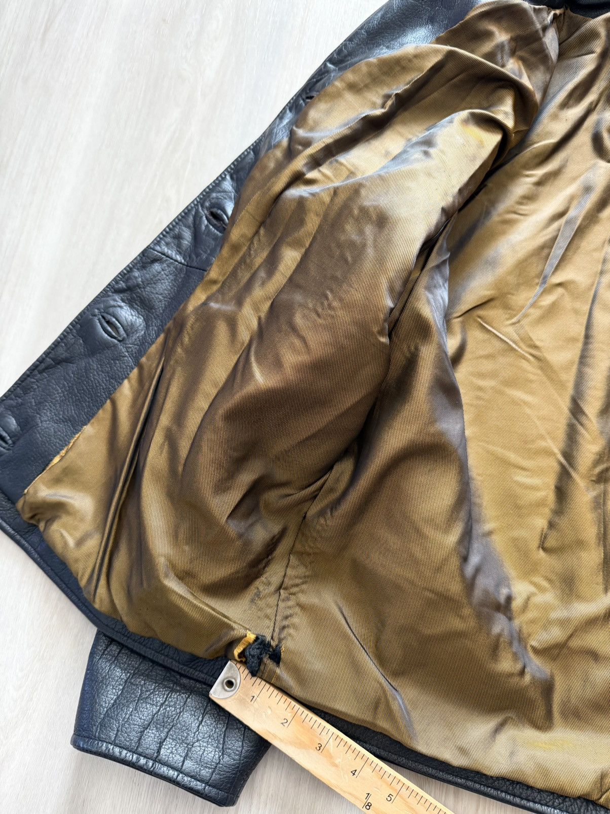 Tannery West Vintage Tannery West Button Front Leather Jacket Sz S Size S / US 4 / IT 40 - 10 Thumbnail