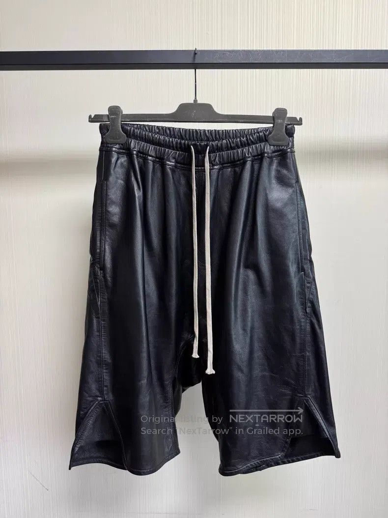 Rick Owens Rick Owens Size 46 22FW leather shorts| Size US 40 / EU 56 - 1 Thumbnail