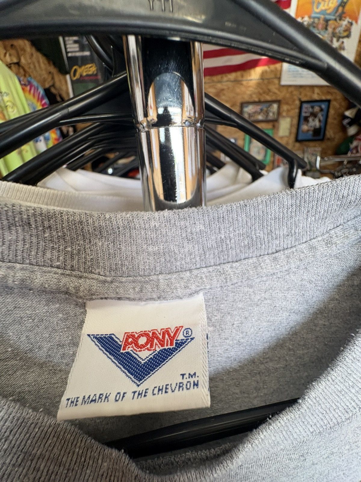 PONY Vintage 1990's Pony T-Shirt Size US L / EU 52-54 / 3 - 3 Thumbnail