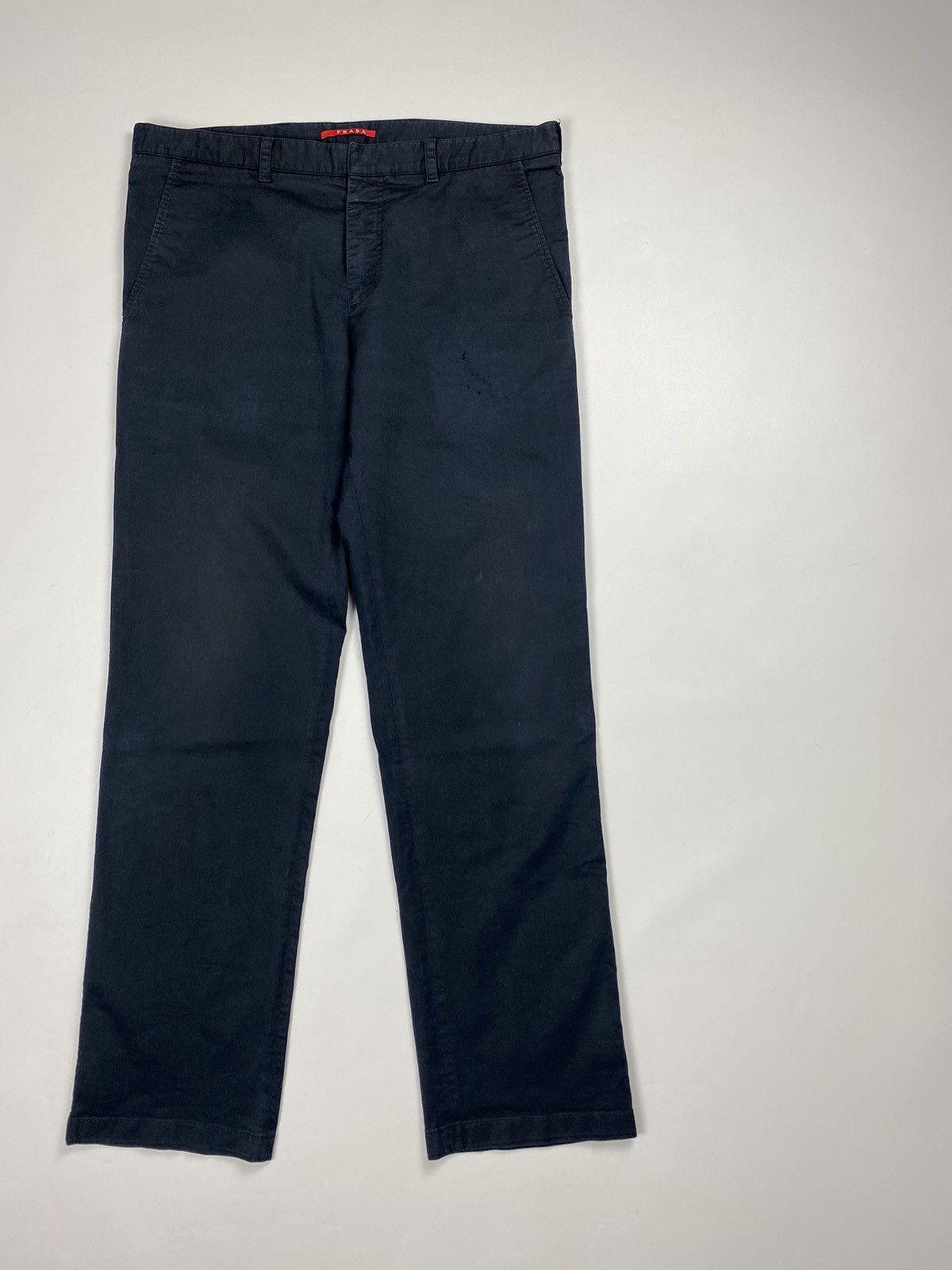 Prada Prada black tab men’s chino pants trousers size 52 / Xl Size US 36 / EU 52 - 3 Thumbnail