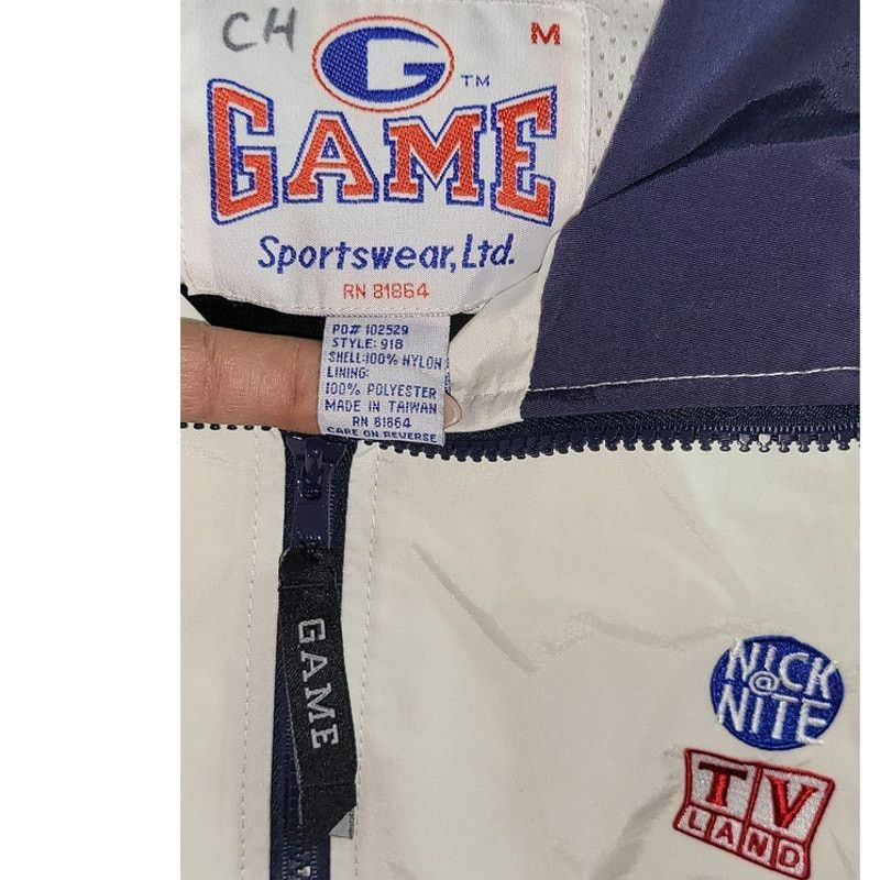 Russell Athletic Vintage "Nick at Nite" branded windbreaker Jacket Size M Size M / US 6-8 / IT 42-44 - 6 Thumbnail