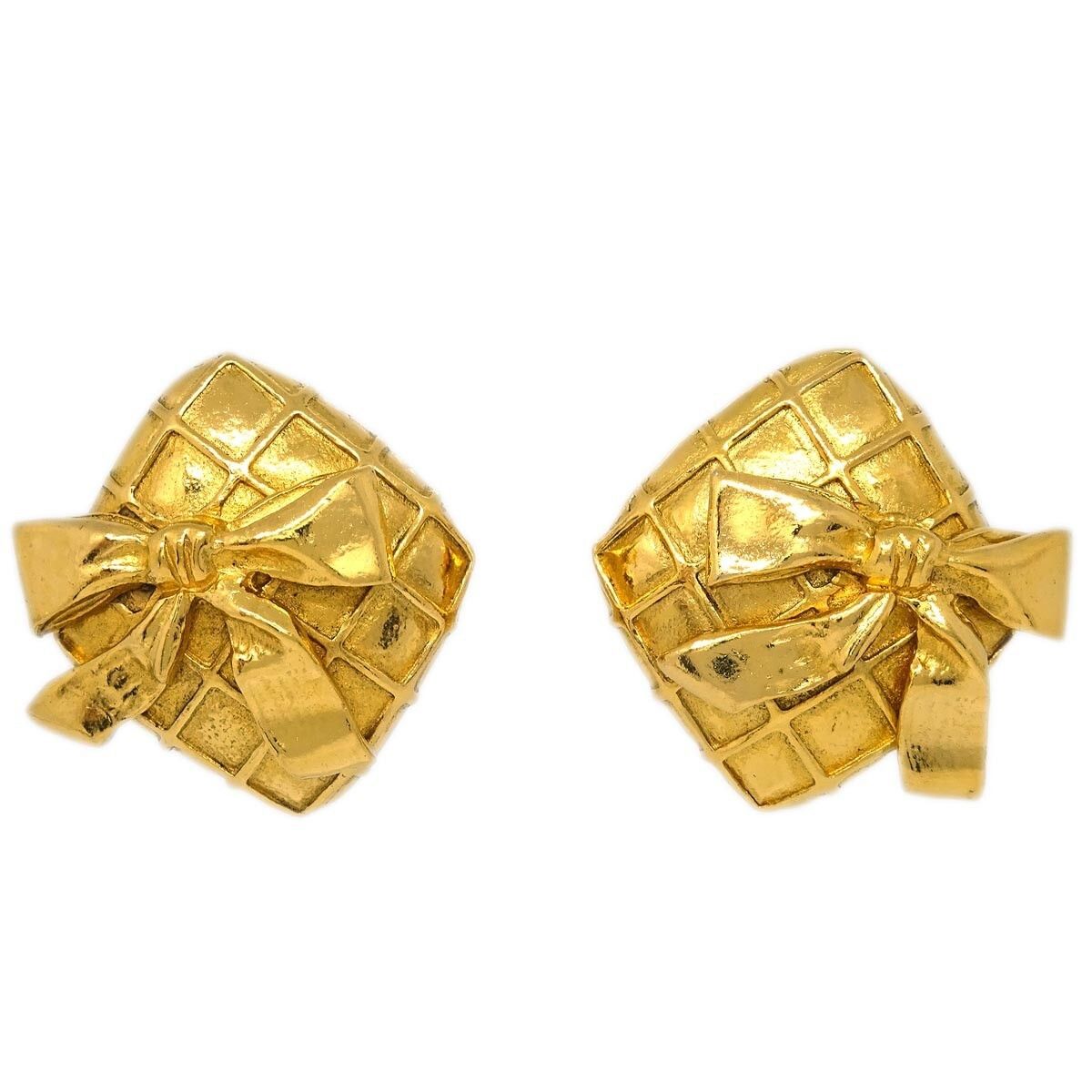 Chanel Chanel CC Rhombus Clip-On Metal Size ONE SIZE - 1 Thumbnail