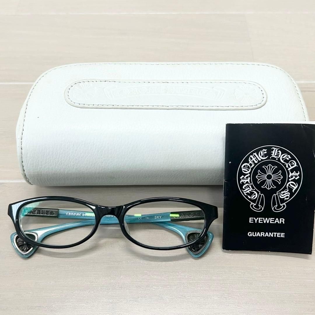 Chrome Hearts CHROME HEARTS SKY Eyelasses Black/Blue Size ONE SIZE - 1 Thumbnail