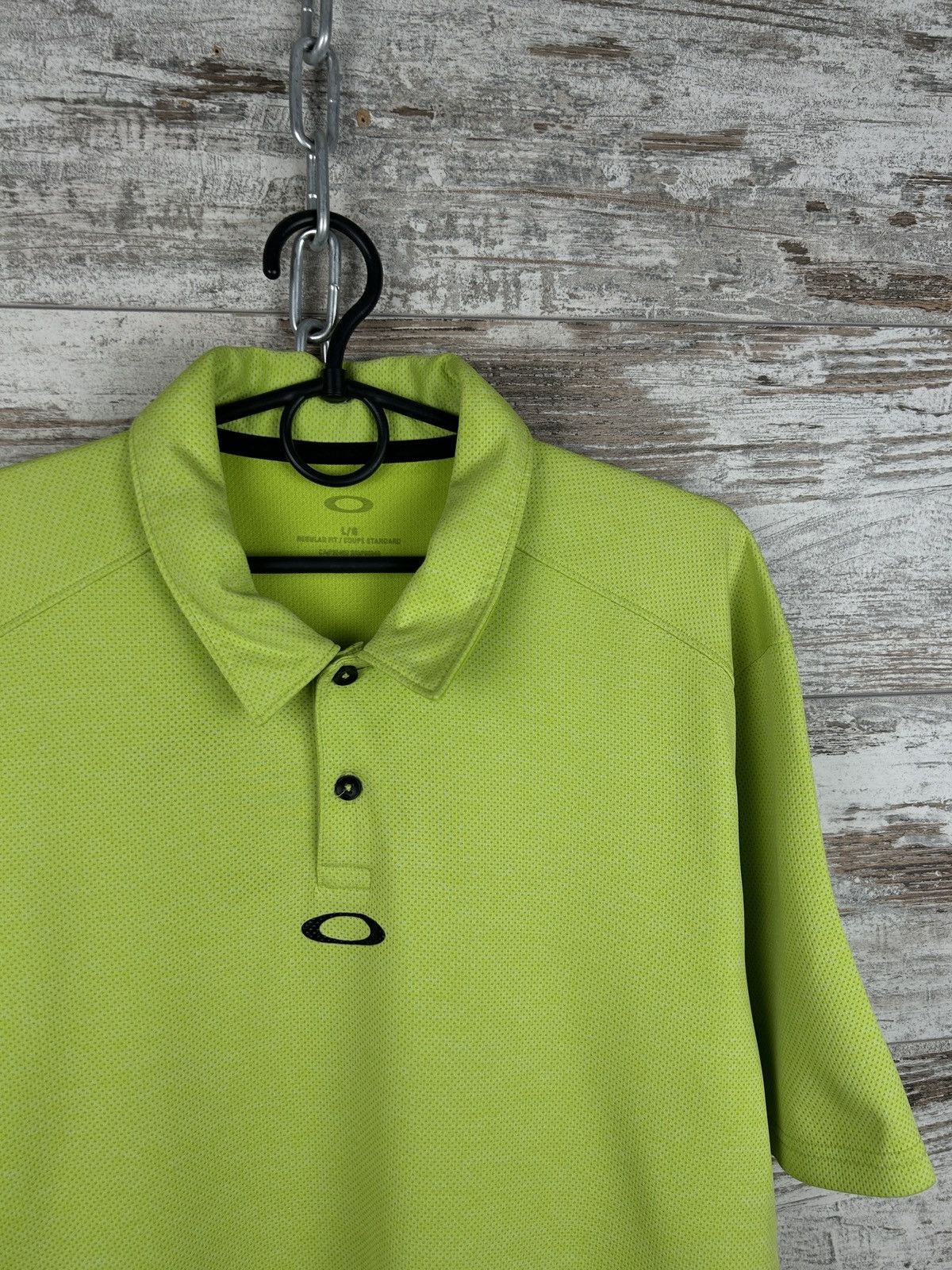 Oakley × Vintage Mens Vintage Oakley Centre Logo T-shirt polos y2k streetwear Size US L / EU 52-54 / 3 - 2 Thumbnail