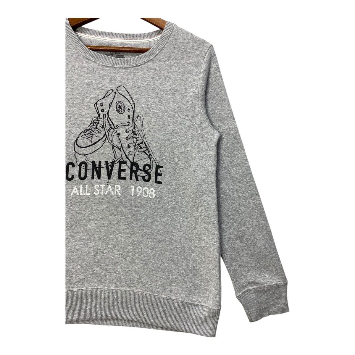 Converse Converse All Star Sweatshirt Spellout Big Logo Size L Size US L / EU 52-54 / 3 - 3 Thumbnail