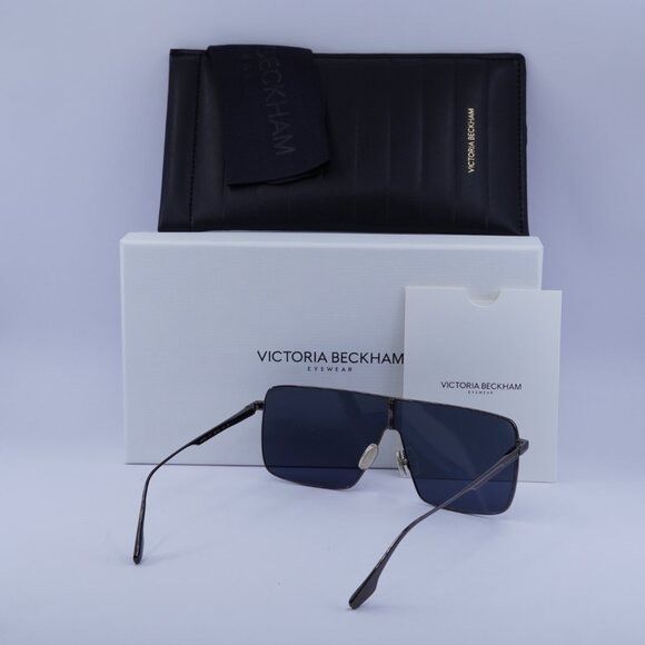 Victoria Beckham VB238S 041 Sunglasses Gunmetal Shield Frame