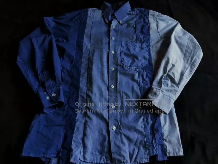 Needles Needles Striped patchwork long-sleeve shirt Size US S / EU 44-46 / 1 - 2 Thumbnail