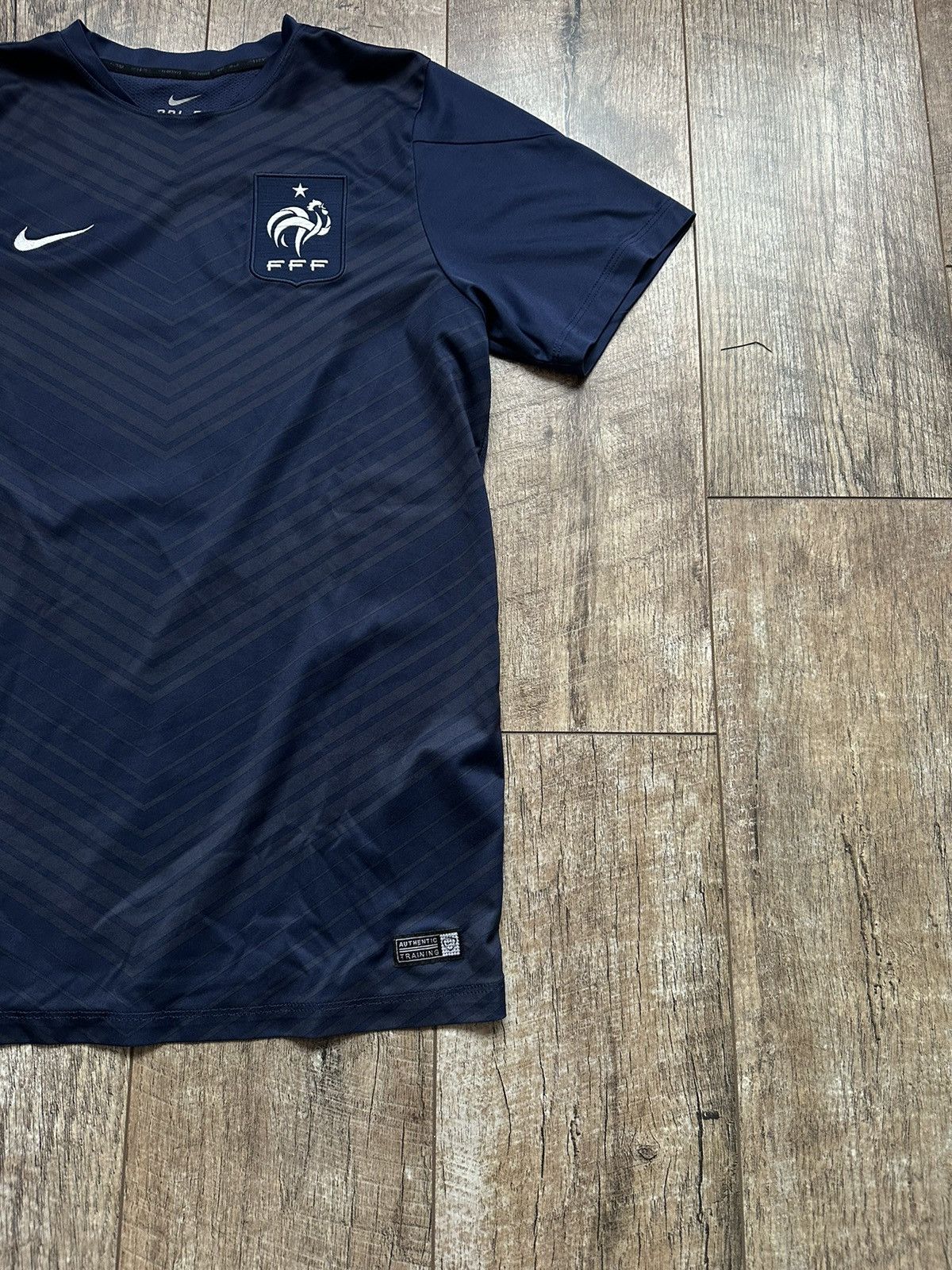 Nike Nike France National Team Training Y2K Jersey Size US L / EU 52-54 / 3 - 4 Thumbnail