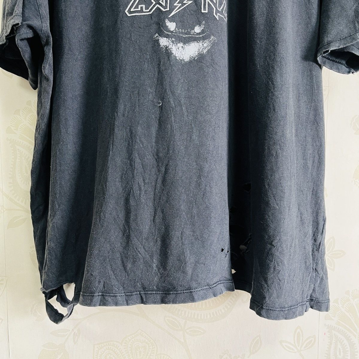 Designer × Zara Distressed Zara LA NY Baggy Ripped TShirt Made In Portugal Size US XL / EU 56 / 4 - 12 Thumbnail