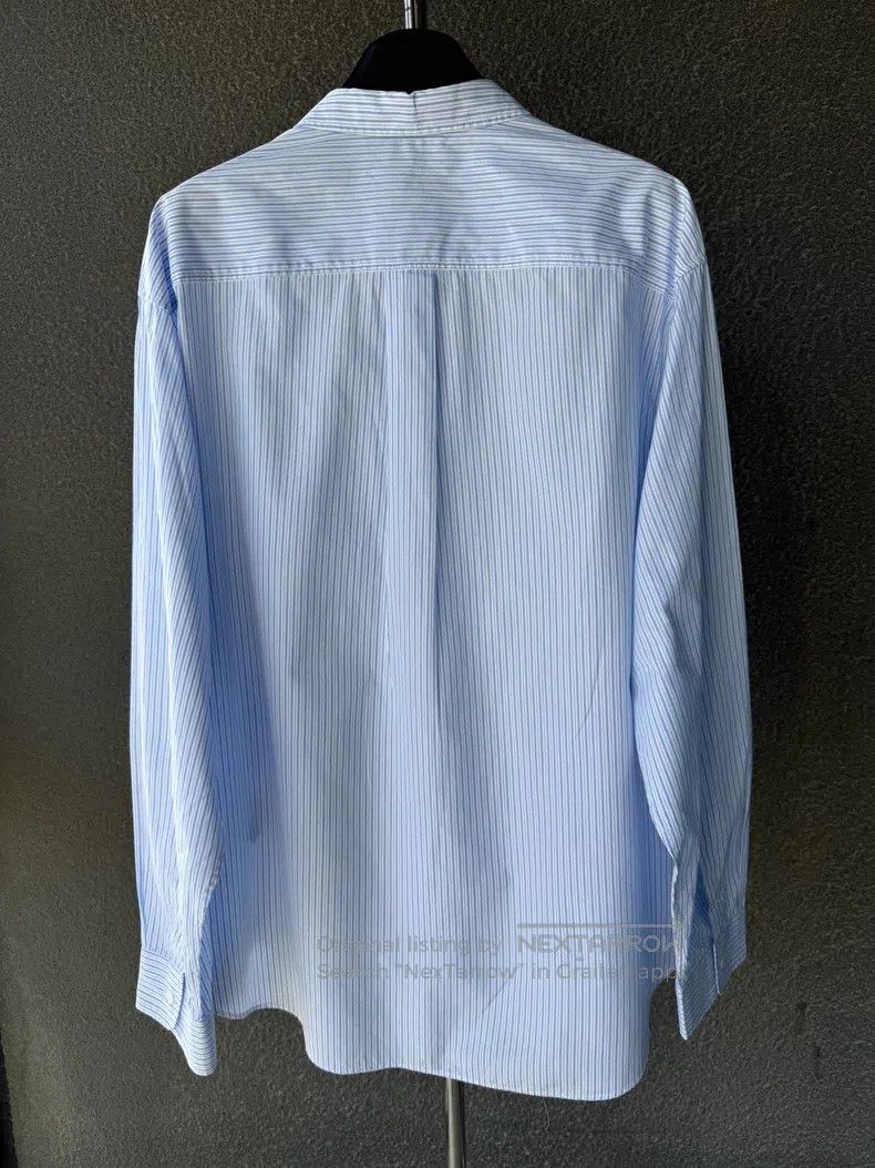 Dior Dior Size 41 Loose long-sleeved shirt with slogan stripes Size US XS / EU 42 / 0 - 2 Thumbnail