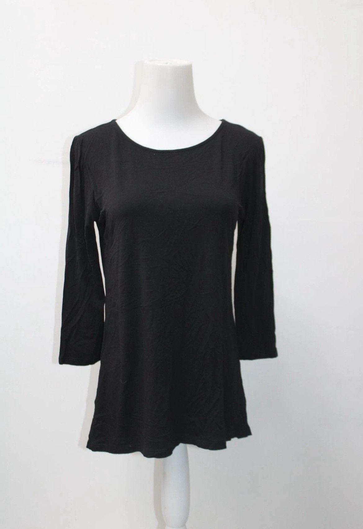 Other Black Hi-low Tunic with Sheer Peekaboo Back Size XL / US 12-14 / IT 48-50 - 2 Thumbnail