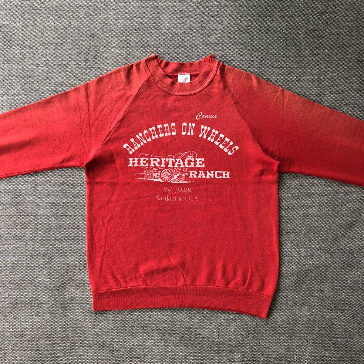Jerzees Heritage Ranch RV Park in San Jacinto Vintage Sweatshirt Size US M / EU 48-50 / 2 - 3 Thumbnail