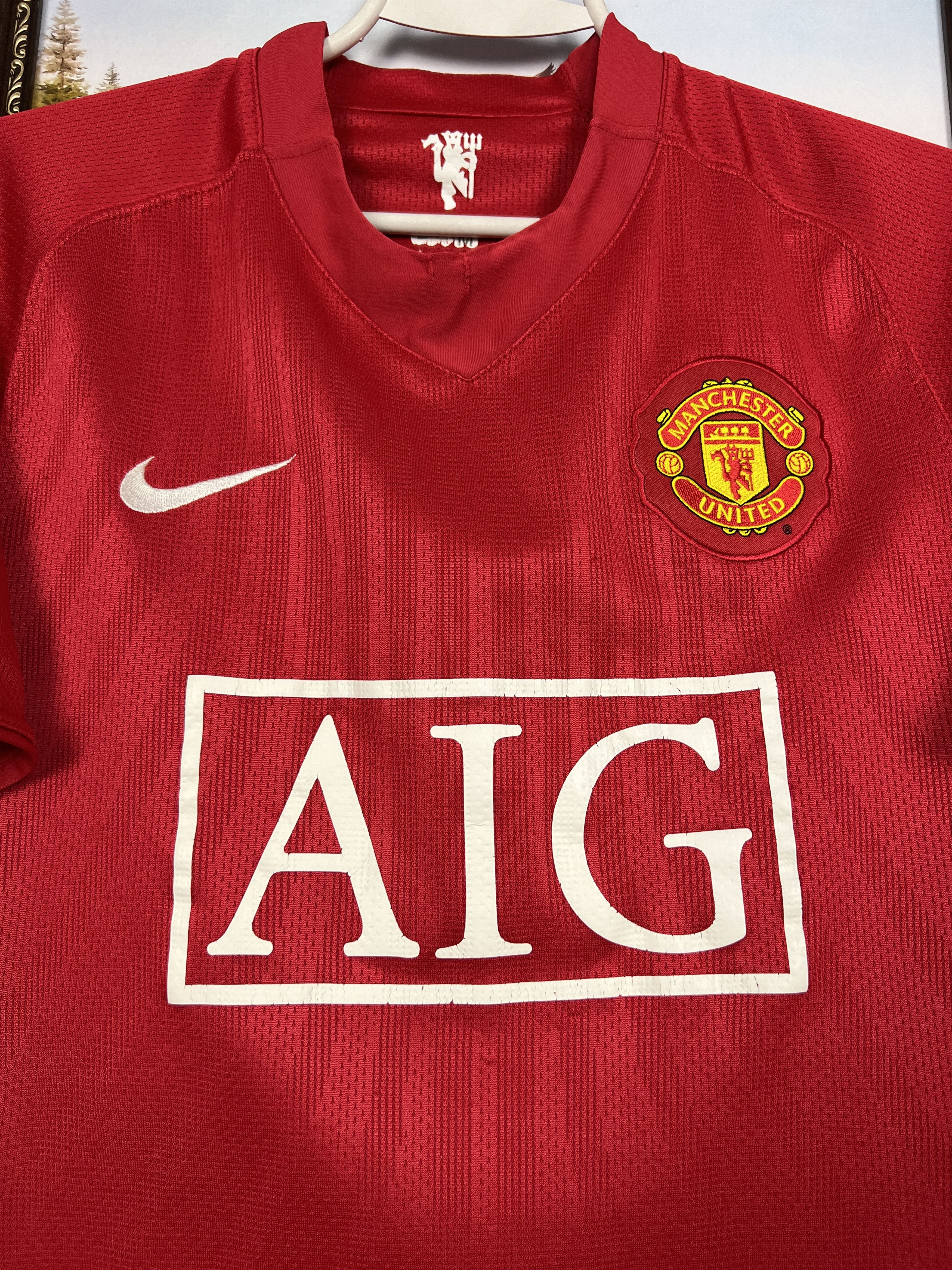 Nike Manchester United football shirt 2007 Soccer Nike Tee Hype Size US M / EU 48-50 / 2 - 3 Thumbnail