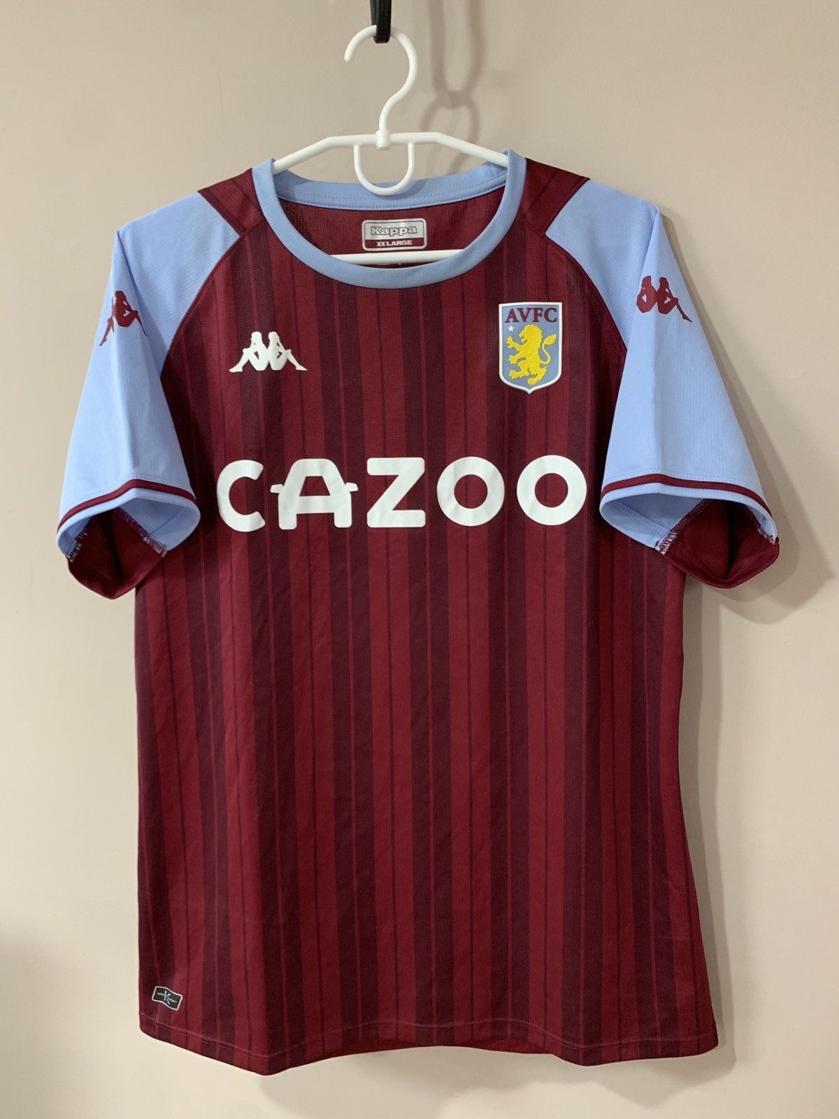 Kappa Aston Villa Home Football Shirt Kappa Soccer Jersey Size S Size US S / EU 44-46 / 1 - 1 Thumbnail