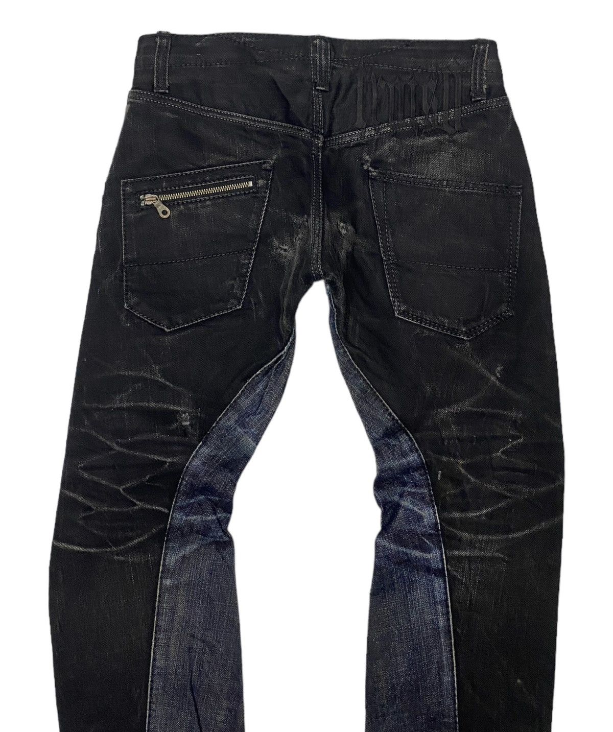 20471120 × Japanese Brand × Seditionaries PUNK🔥TROISO MADE IN JAPAN PUNK DISTRESSED DENIM JEANS Size US 30 / EU 46 - 6 Thumbnail