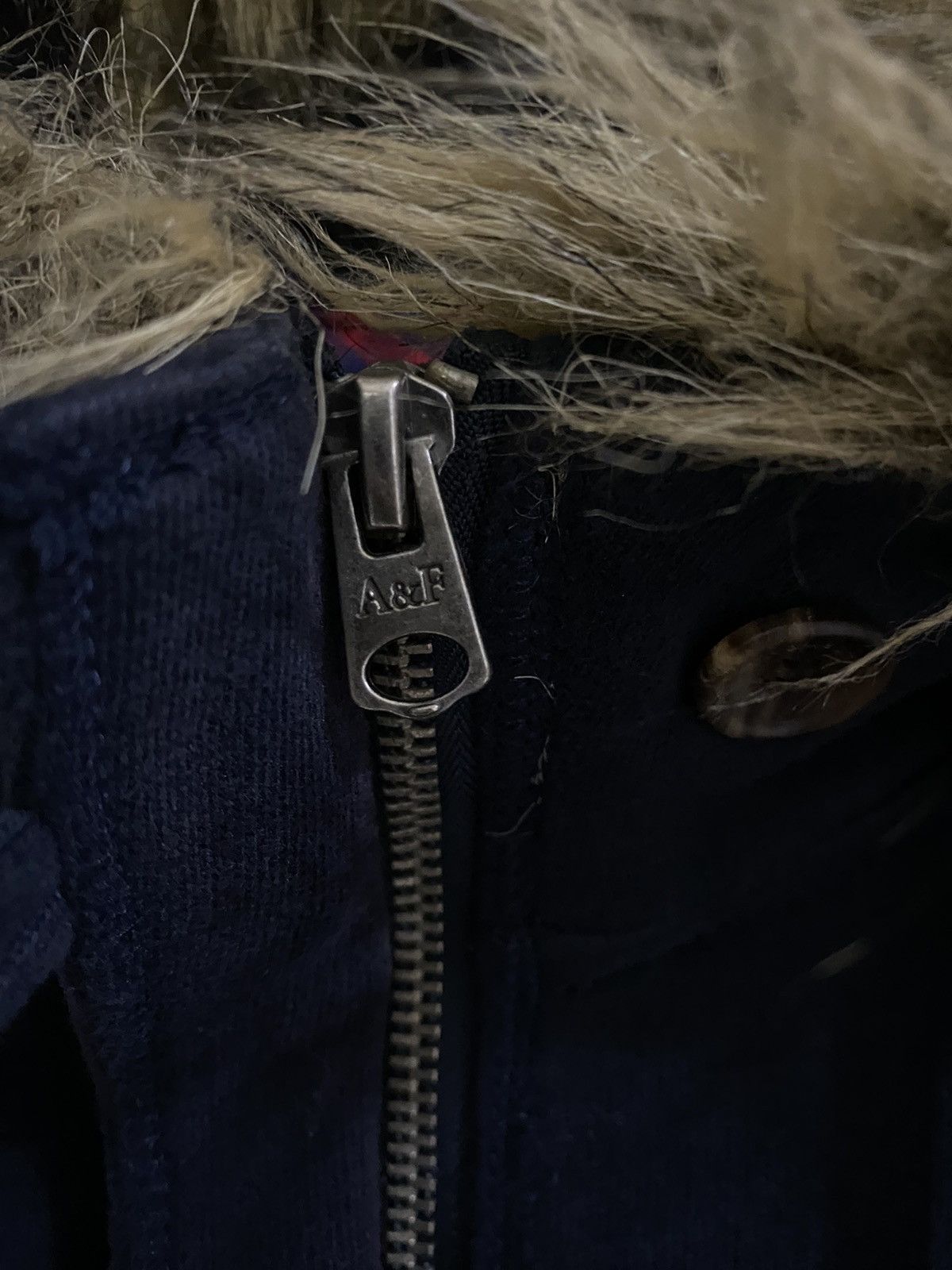 Abercrombie & Fitch × If Six Was Nine × Le Grande Bleu (L.G.B.) Abercrombie & fitch new york zip fur hoodie ifsixwasnine lgb Size US S / EU 44-46 / 1 - 3 Thumbnail