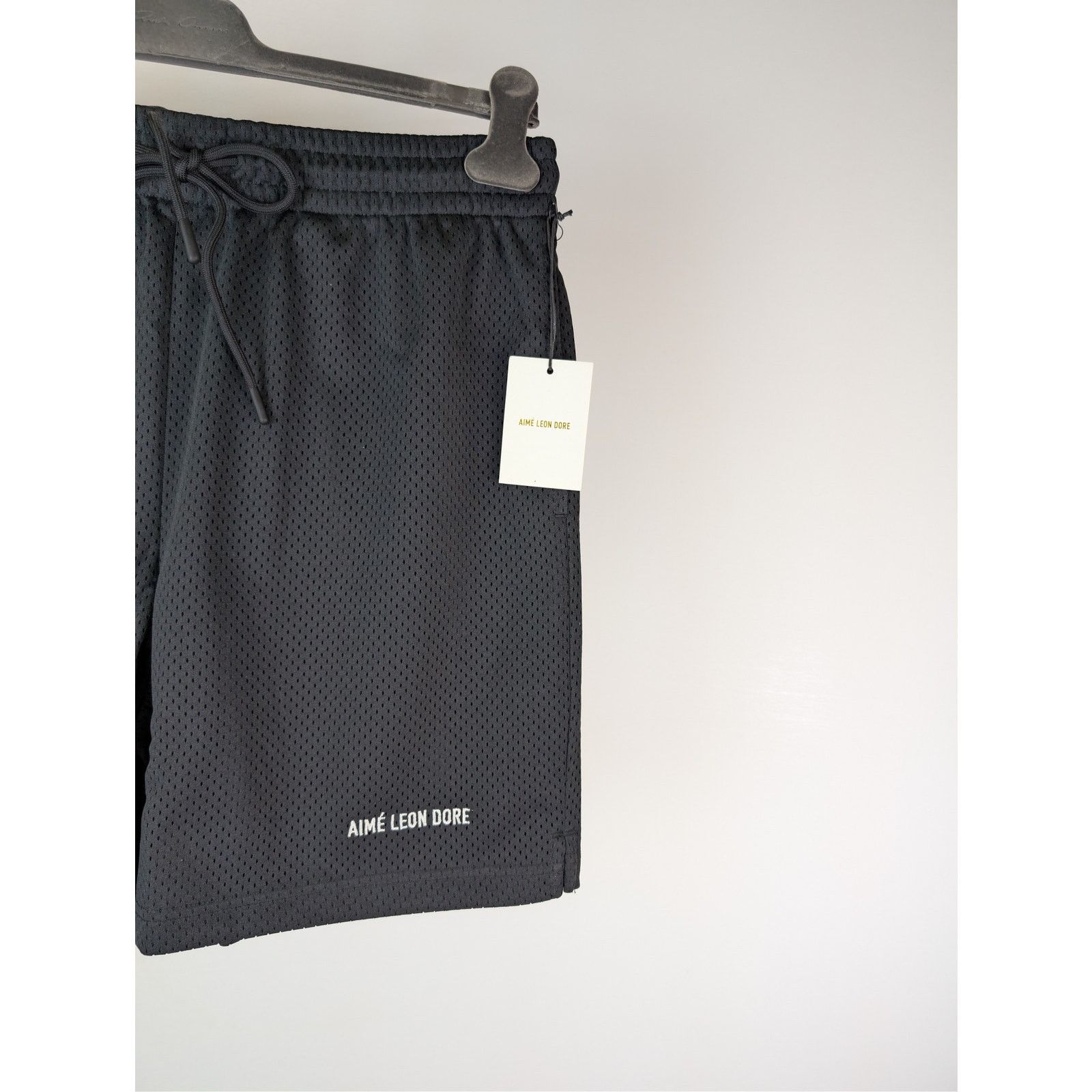 Aime Leon Dore o1rshd1 Mesh Gym Shorts in Jet Black Size US 36 / EU 52 - 5 Thumbnail