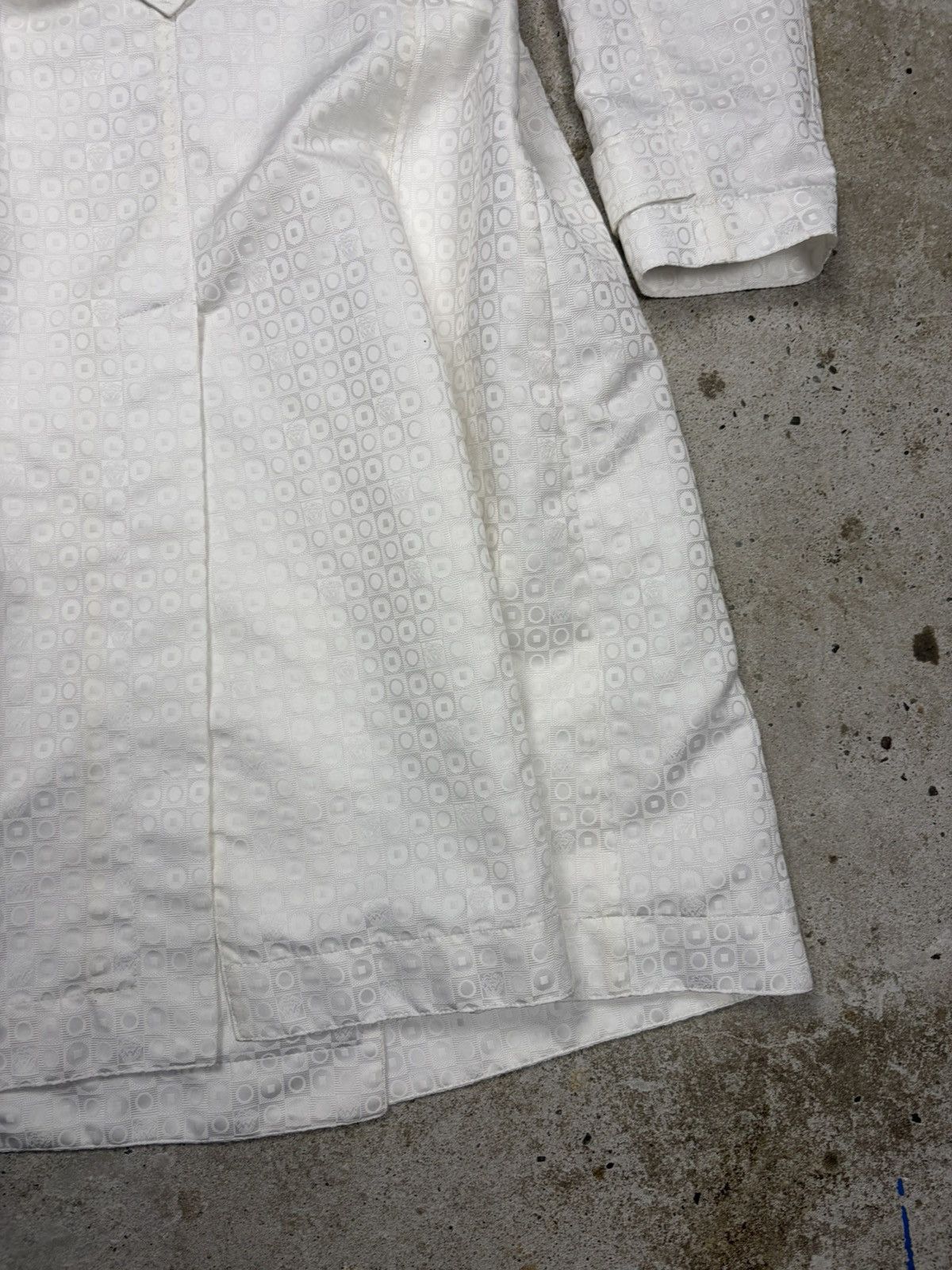 Versace 2000s Gianni Versace Double Breasted Trench Coat Jacquard Size M / US 6-8 / IT 42-44 - 17 Thumbnail