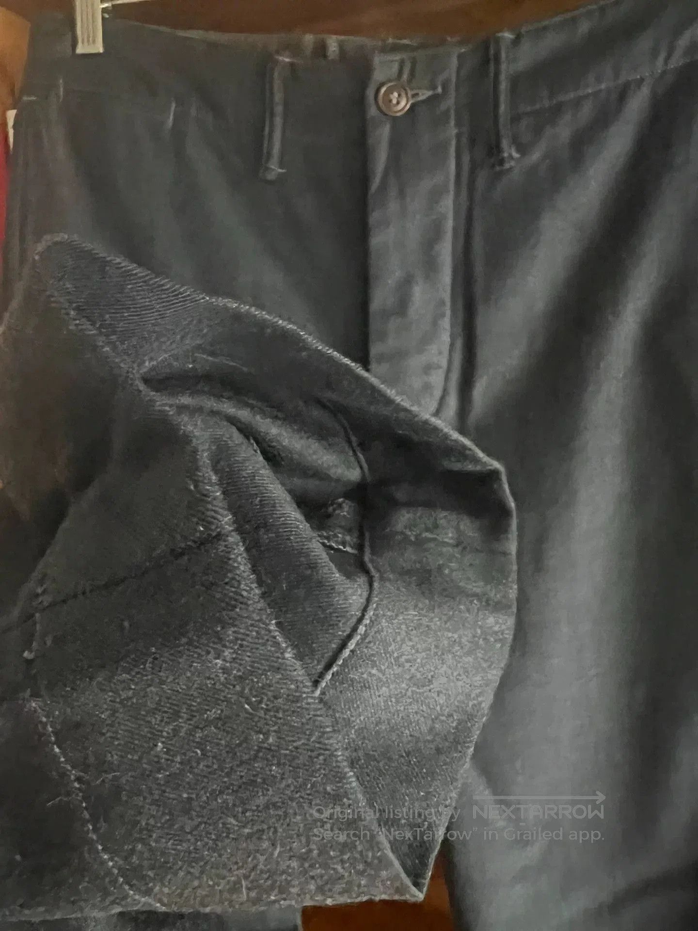 RRL Ralph Lauren RRL Double RL Black Wool Blend Trousers. Size US 31 - 4 Thumbnail