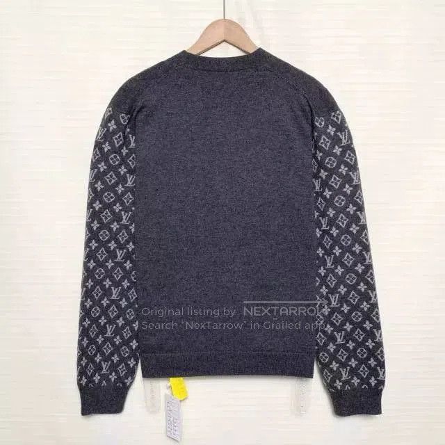 Louis Vuitton Louis Vuitton SS23 Logo V-Neck Knit Sweater. Size US L / EU 52-54 / 3 - 2 Thumbnail