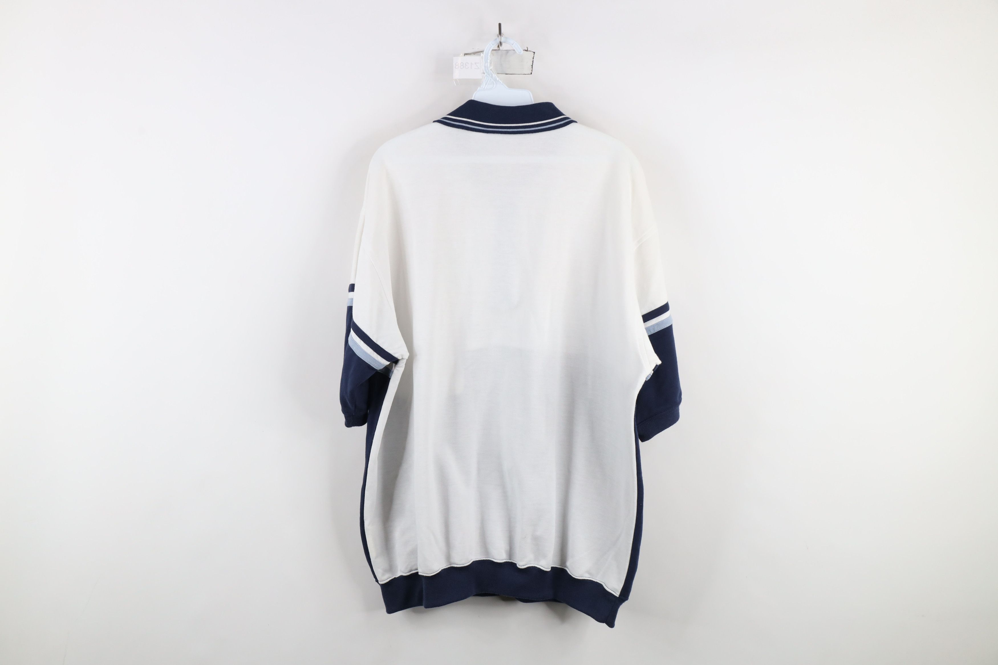 Vintage Vintage 90s Streetwear Block Collared Pullover Polo Shirt Size US XL / EU 56 / 4 - 7 Thumbnail
