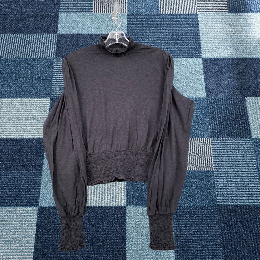 Z Supply Z Supply Sweater Womens M Medium Cropped Gray Pullover Mock Neck Size M / US 6-8 / IT 42-44 - 1 Thumbnail