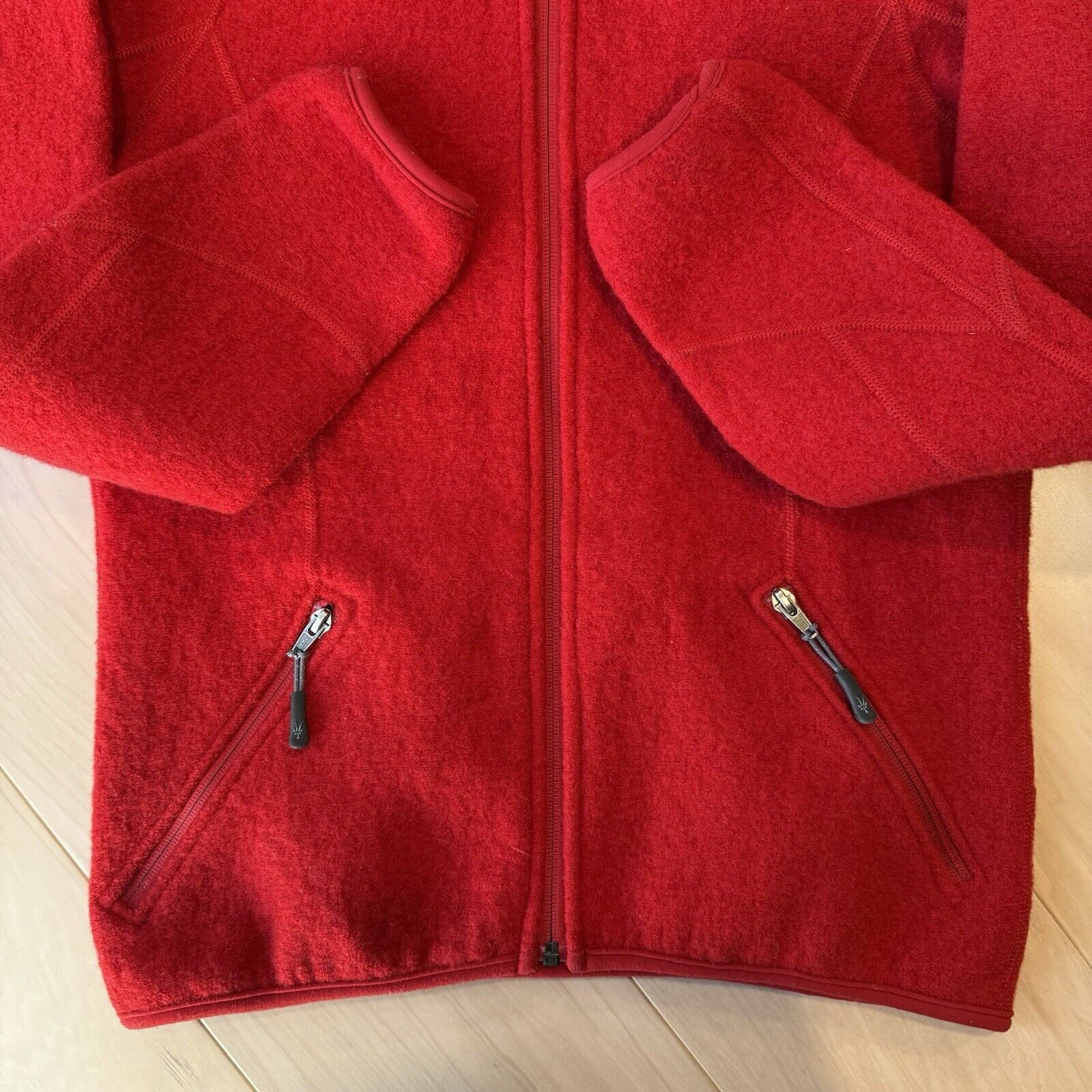 Ibex Ibex Wool Jacket Women's M Red Full Zip Winter Outerwear Size M / US 6-8 / IT 42-44 - 5 Thumbnail