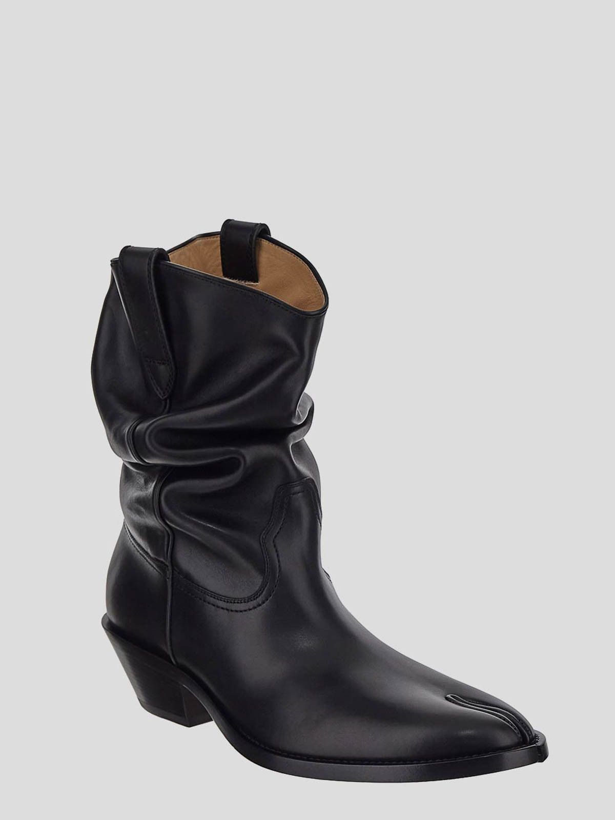 Maison Margiela o1w1db11225 Tabi Ankle Boots in Black Size US 8 / EU 41 - 2 Thumbnail