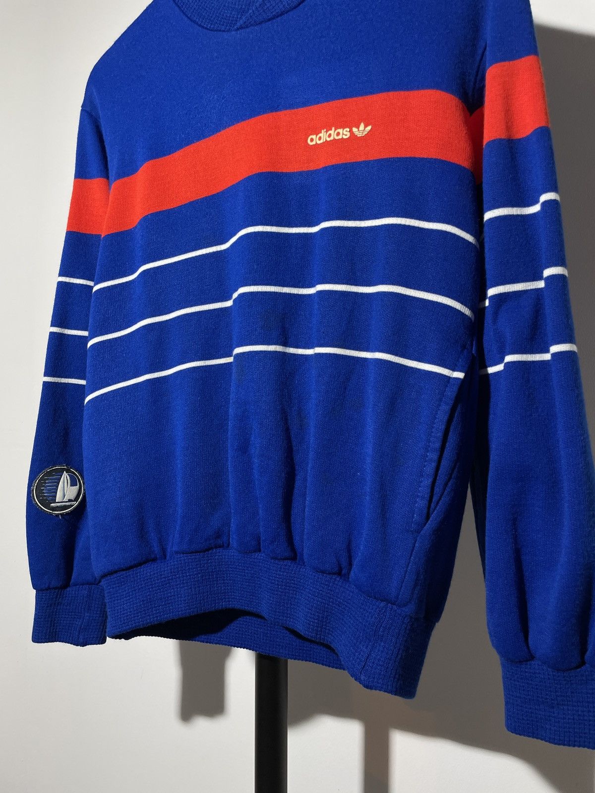 Adidas × Vintage 80s Adidas Ventex Made in France Vintage Sweatshirt Size US XS / EU 42 / 0 - 3 Thumbnail