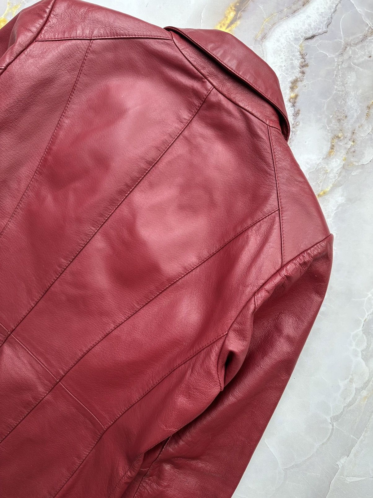 Japanese Brand Vintage Leather Jacket Size S / US 4 / IT 40 - 11 Thumbnail