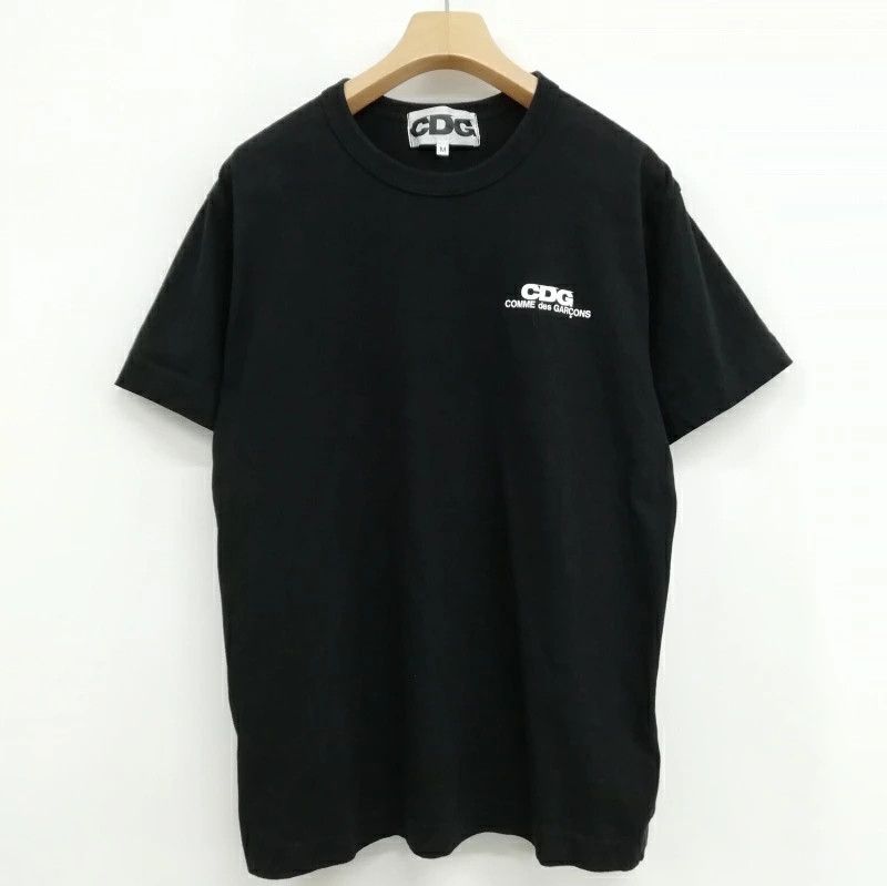 Comme des Garcons T-Shirts CDG LOGO PRINT Short Sleeve Crewneck Black Size US M / EU 48-50 / 2 - 1 Thumbnail