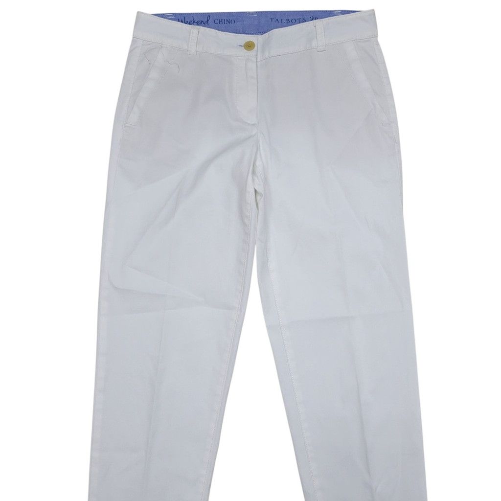 Talbots Talbots The Weekend Chino Women's White Pants Size 2P Waist Size 26" / US 2 / IT 38 - 7 Thumbnail
